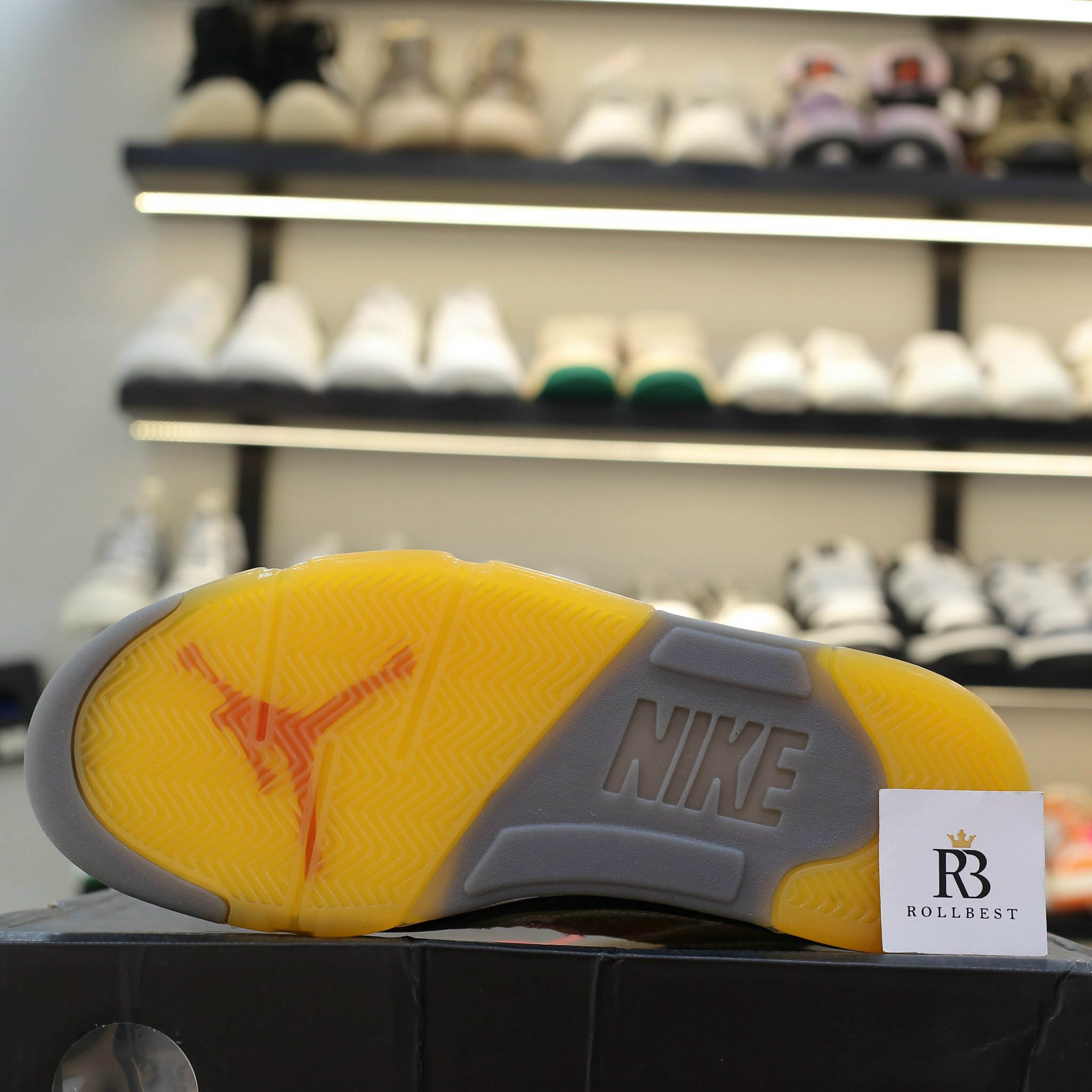 Giày Nike Air Jordan 5 SP x Off-White ‘Sail’ Like Auth