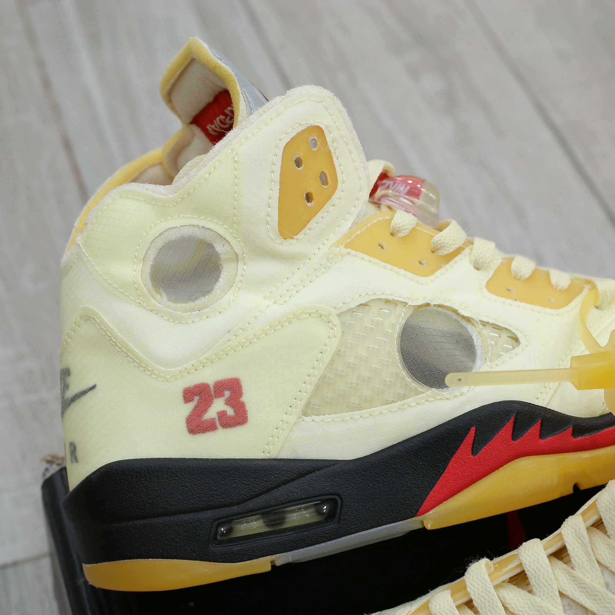 Giày Nike Air Jordan 5 SP x Off-White ‘Sail’ Like Auth