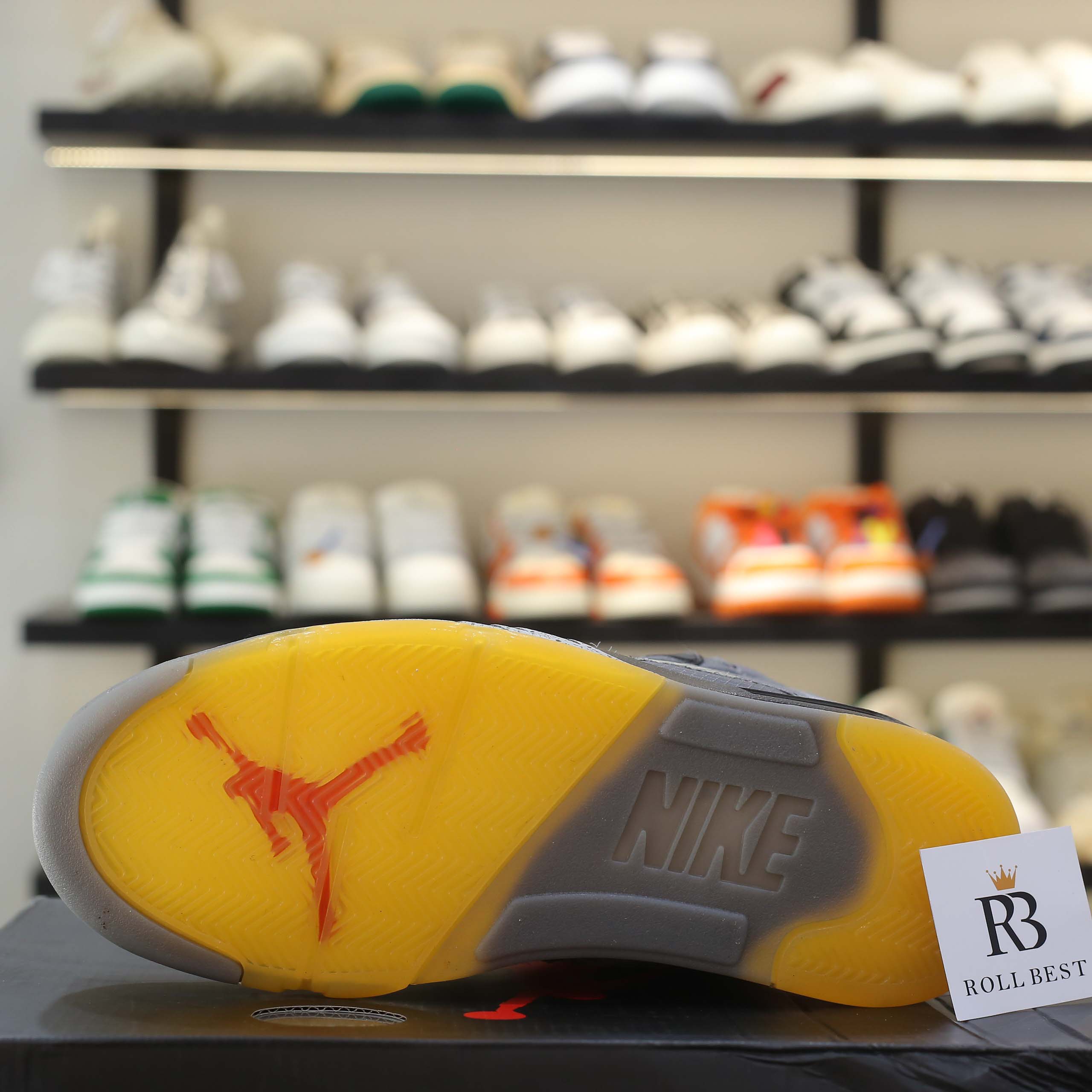 Giày Nike Off-White x Air Jordan 5 Retro SP Muslin Best Quality