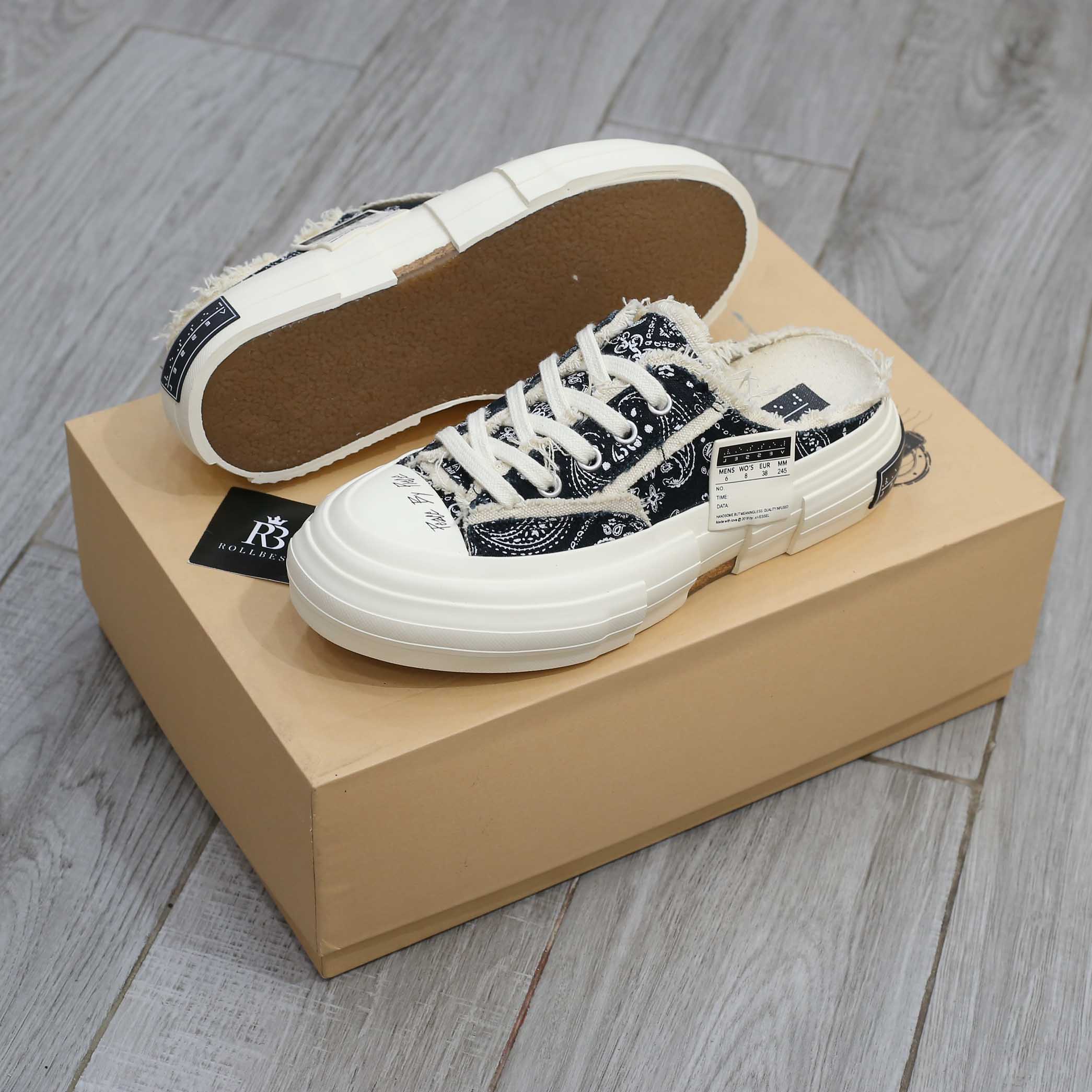 Giày XVESSEL G.O.P. Lows Paisley Best Quality