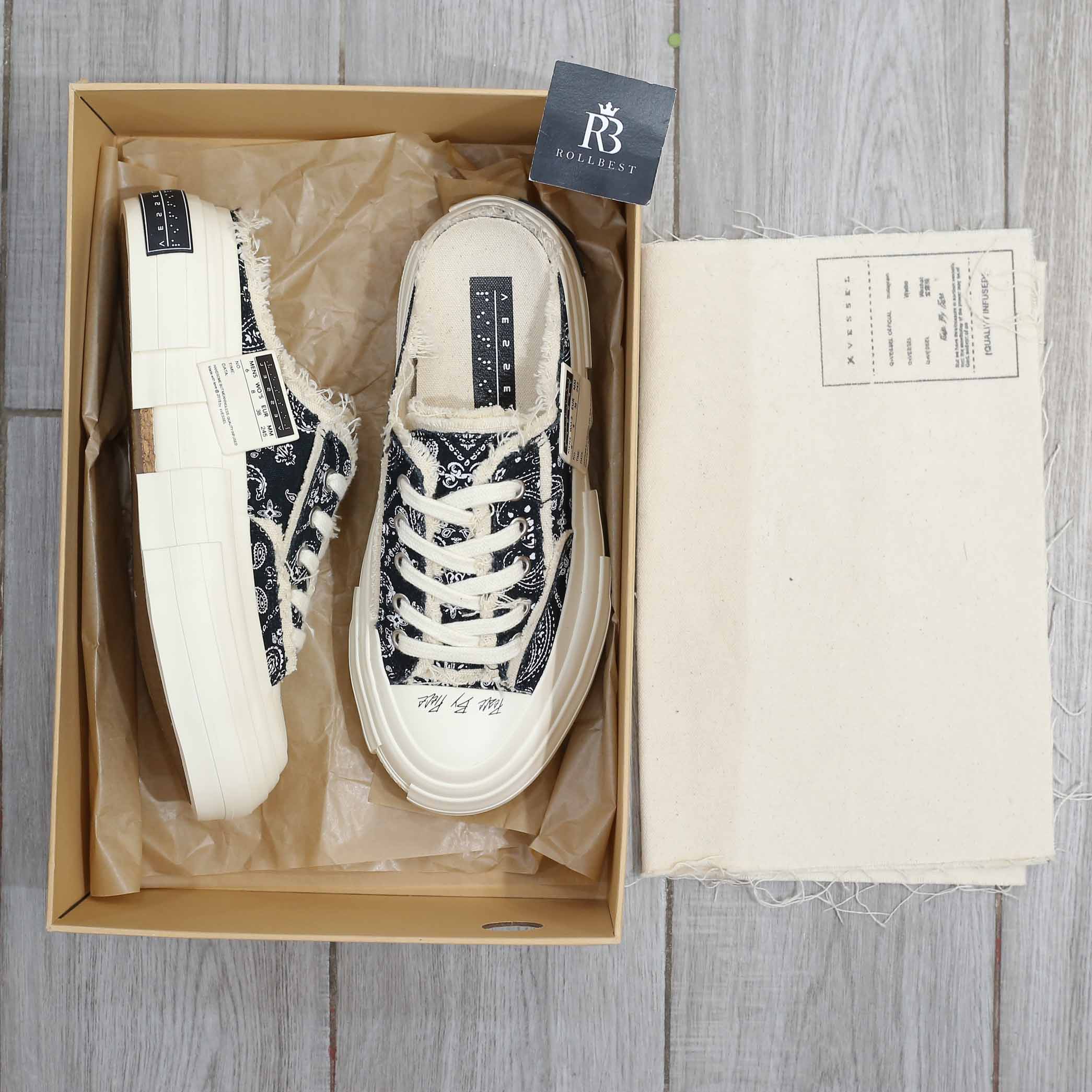 Giày XVESSEL G.O.P. Lows Paisley Best Quality