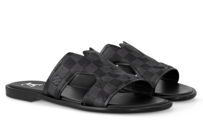 Dép LV Oasis Mule Damier Màu Xám Like Auth