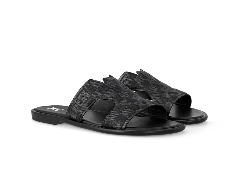 Dép LV Oasis Mule Damier Màu Xám Like Auth