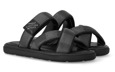 Dép LV Venice Mule Monogram Eclipse Like Auth