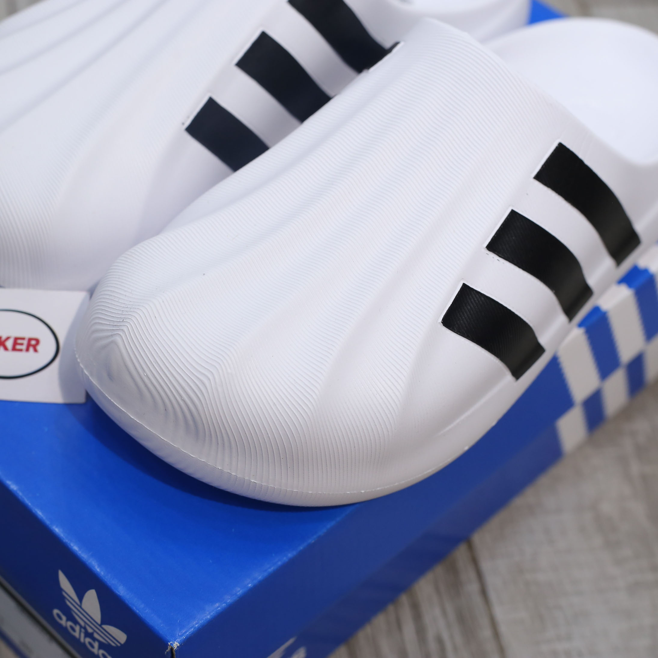 Dép Adidas adiFOM Superstar Mule ‘Black White’ Like Auth