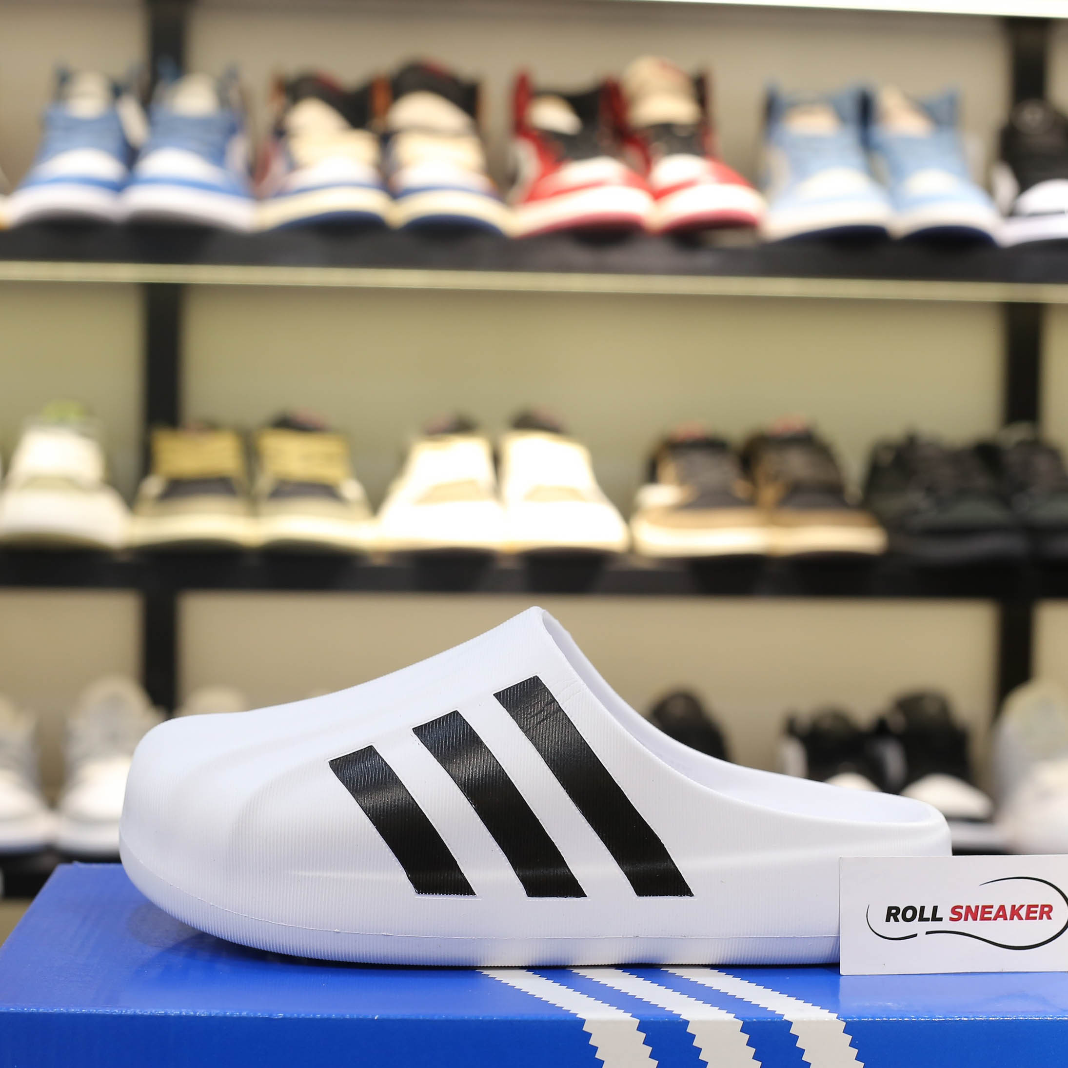 Dép Adidas adiFOM Superstar Mule ‘Black White’ Like Auth