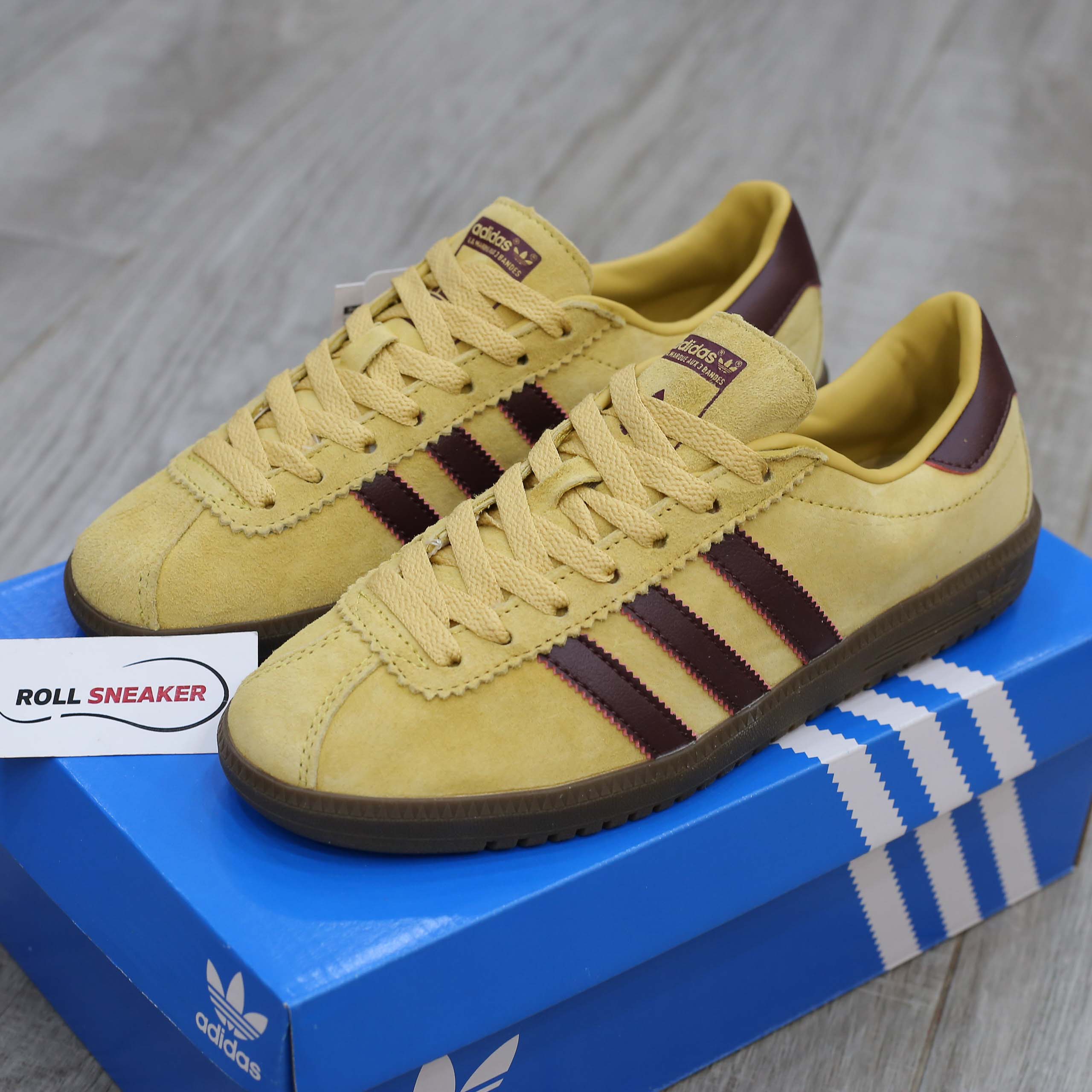 Giày Adidas Bermuda Yellow Dark Red Like Auth