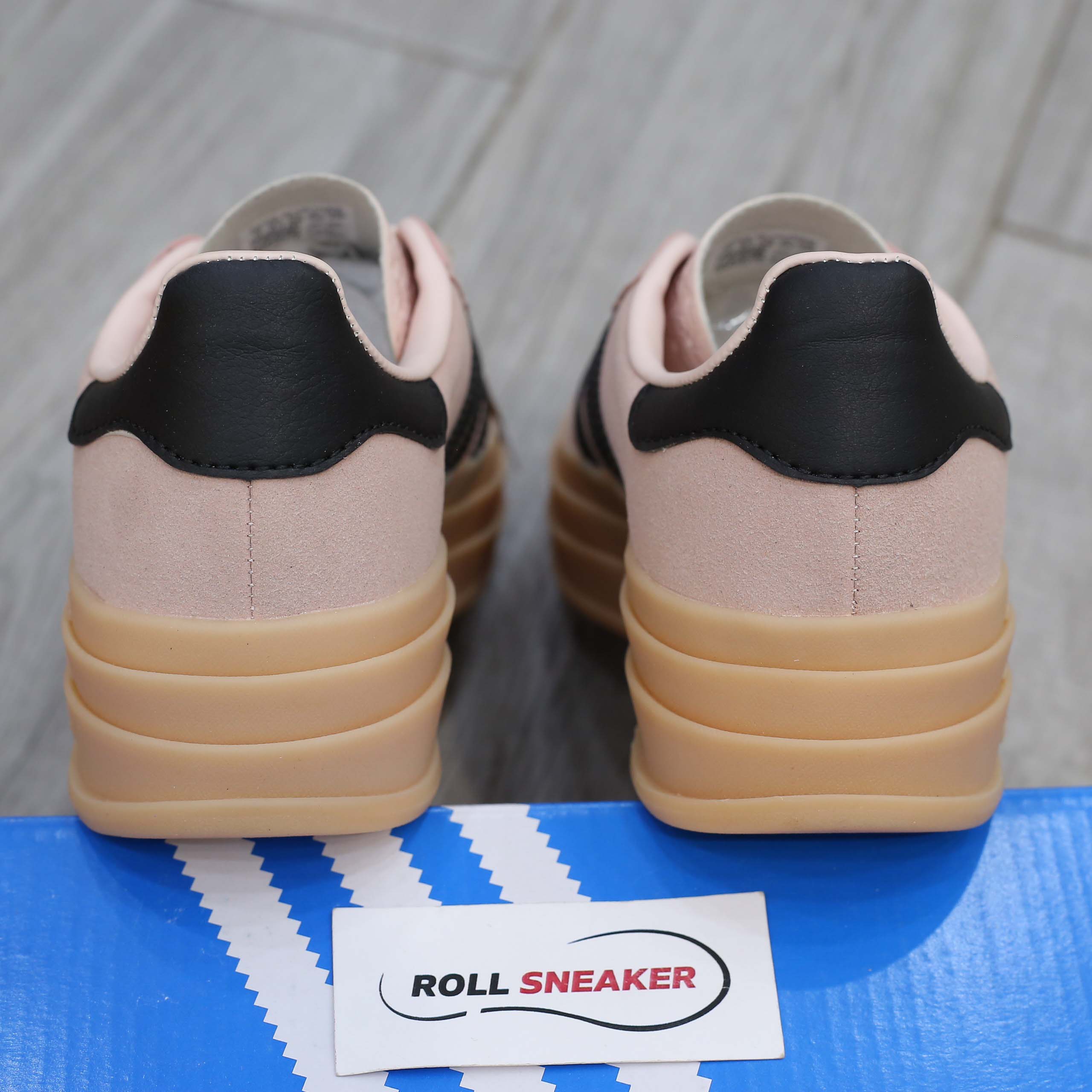 Giày Adidas Gazelle Bold ‘Wonder Quartz Black Gum’ Like Auth
