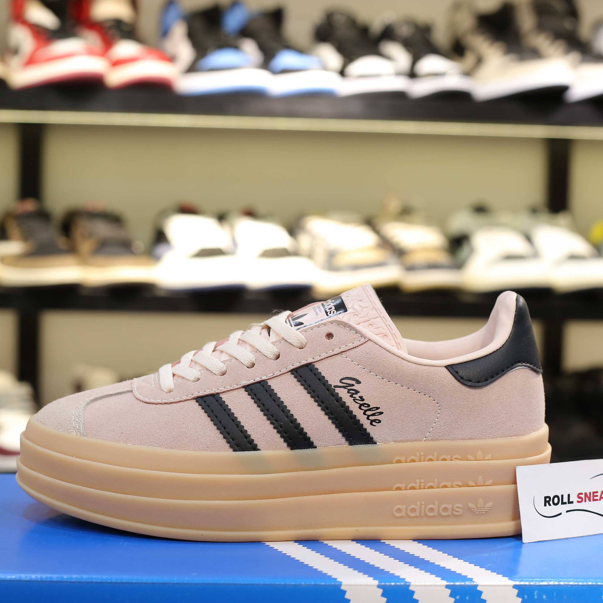 Giày Adidas Gazelle Bold ‘Wonder Quartz Black Gum’ Like Auth