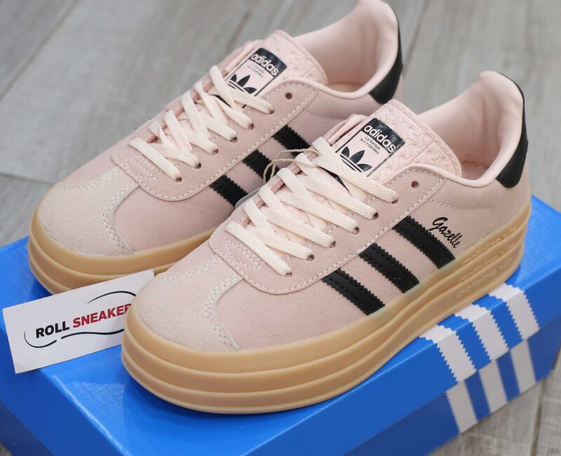 Giày Adidas Gazelle Bold ‘Wonder Quartz Black Gum’ Like Auth