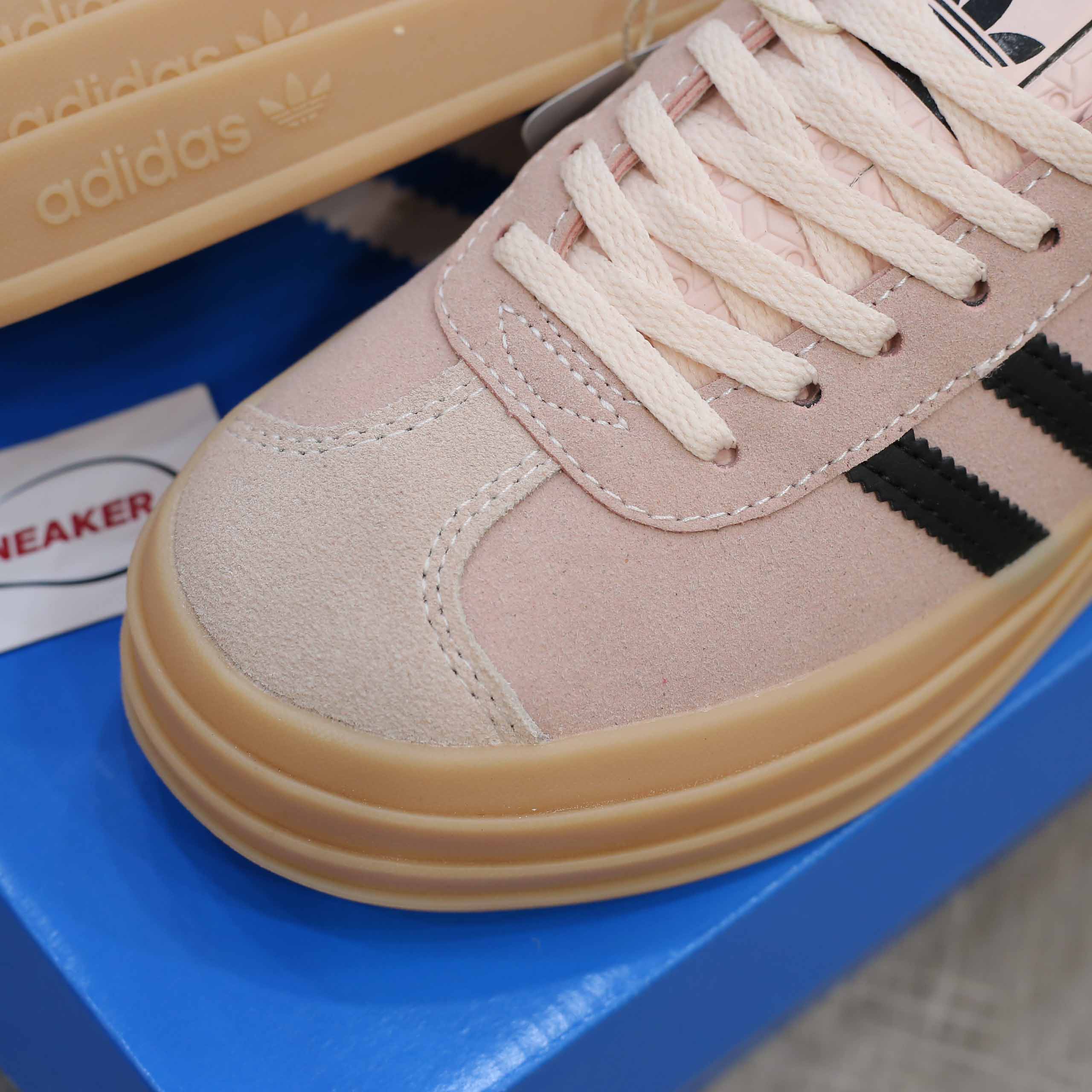 Giày Adidas Gazelle Bold ‘Wonder Quartz Black Gum’ Like Auth