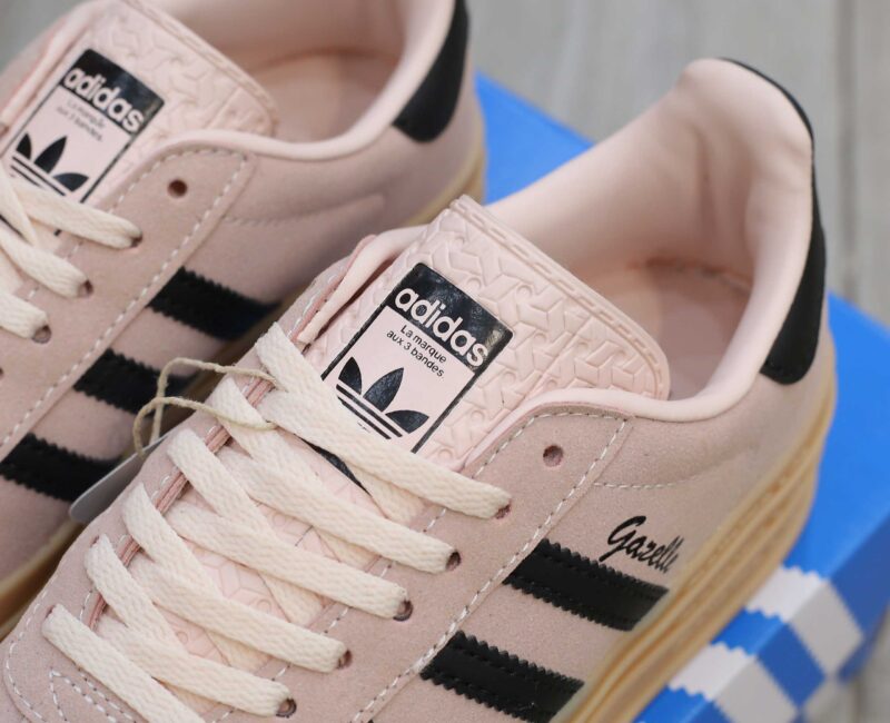 Giày Adidas Gazelle Bold ‘Wonder Quartz Black Gum’ Like Auth