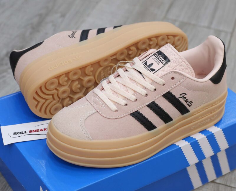 Giày Adidas Gazelle Bold ‘Wonder Quartz Black Gum’ Like Auth