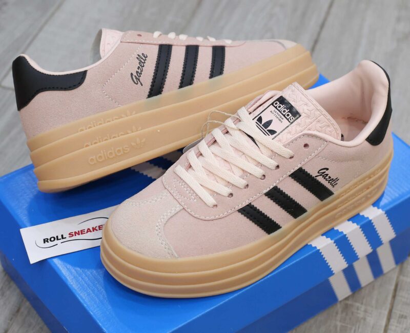 Giày Adidas Gazelle Bold ‘Wonder Quartz Black Gum’ Like Auth
