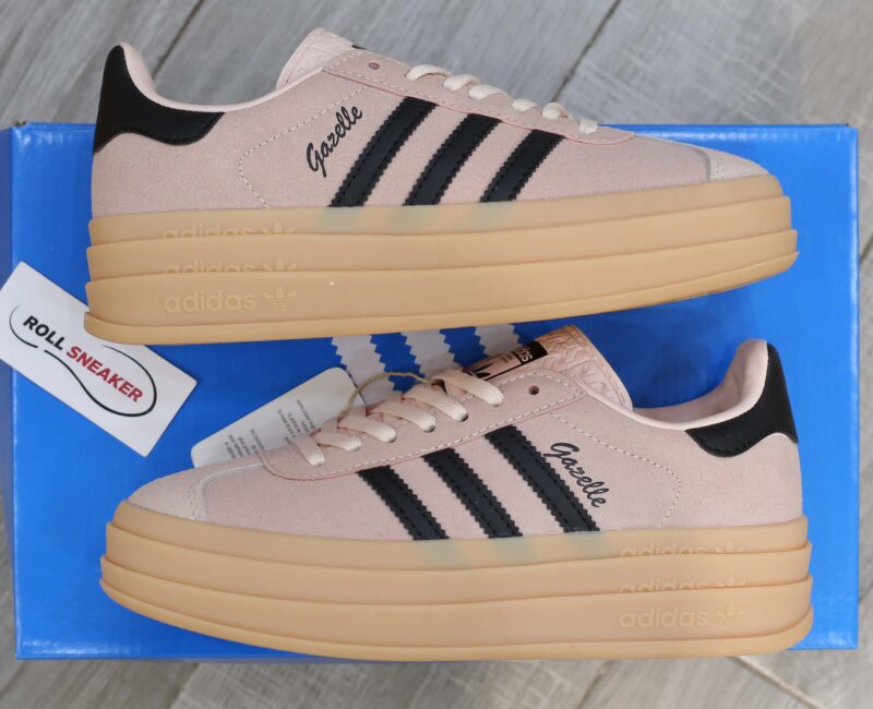 Giày Adidas Gazelle Bold ‘Wonder Quartz Black Gum’ Like Auth