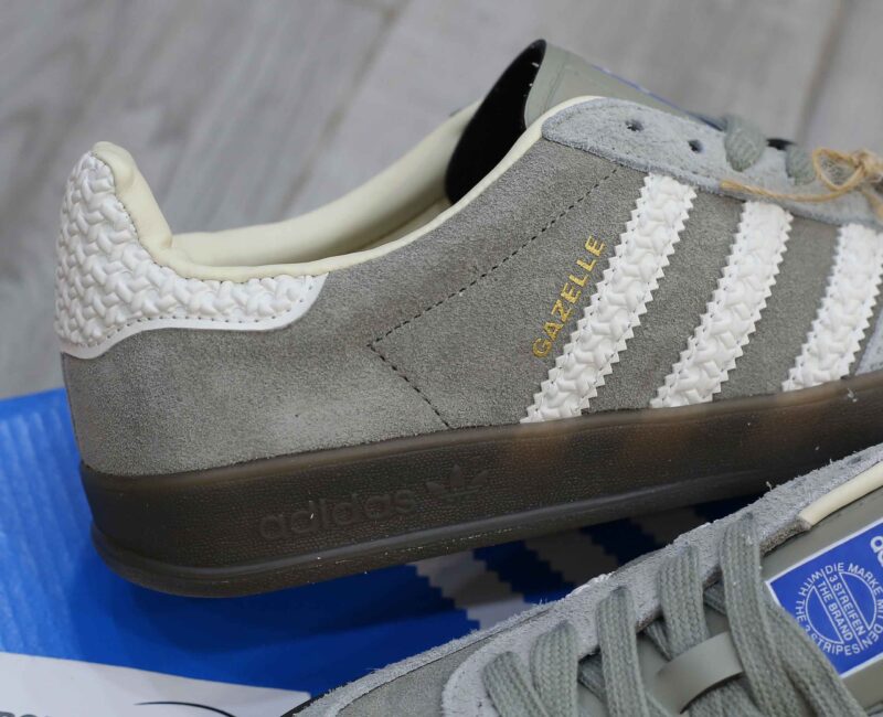 Giày Adidas Gazelle Indoor Grey White Like Auth