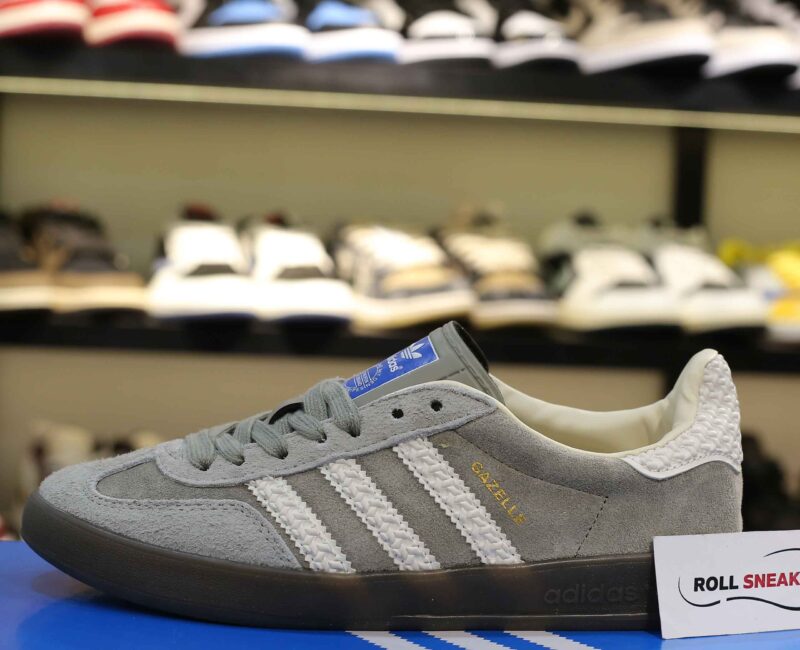 Giày Adidas Gazelle Indoor Grey White Like Auth