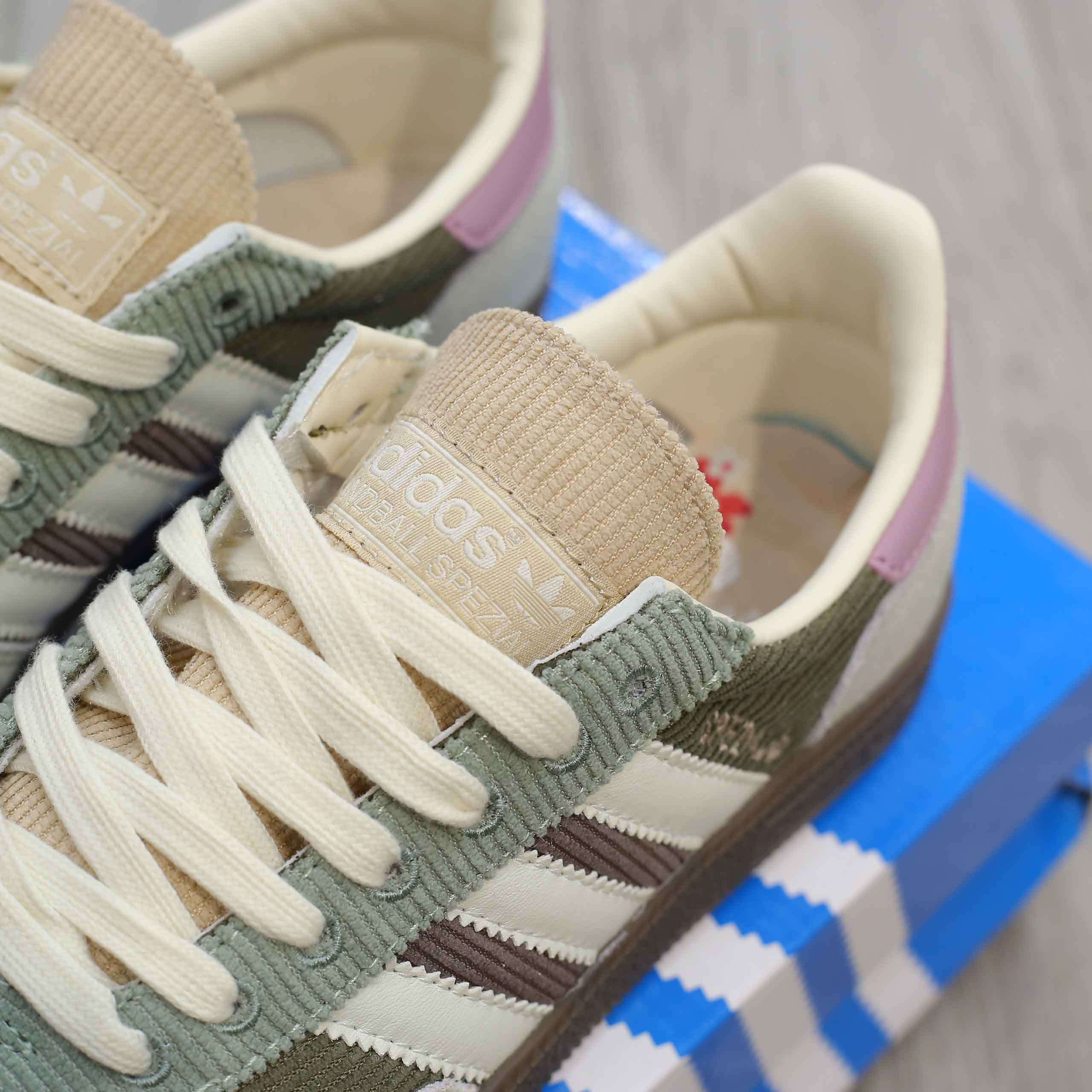 Giày Adidas Handball Spezial Silver Green Magic Mauve Best Quality