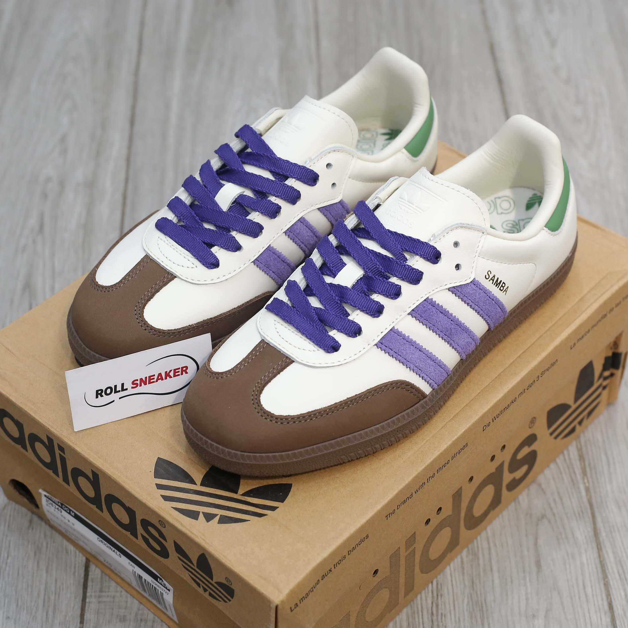 Giày Adidas Samba OG ‘Off White Core Purple’ Best Quality