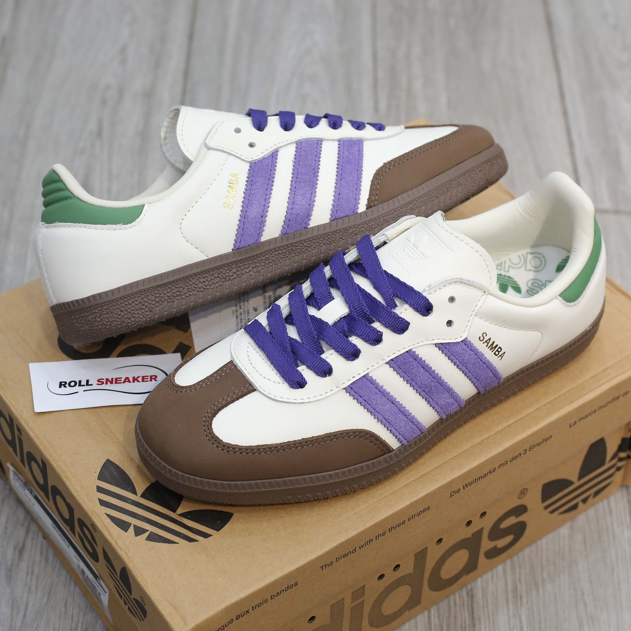 Giày Adidas Samba OG ‘Off White Core Purple’ Best Quality