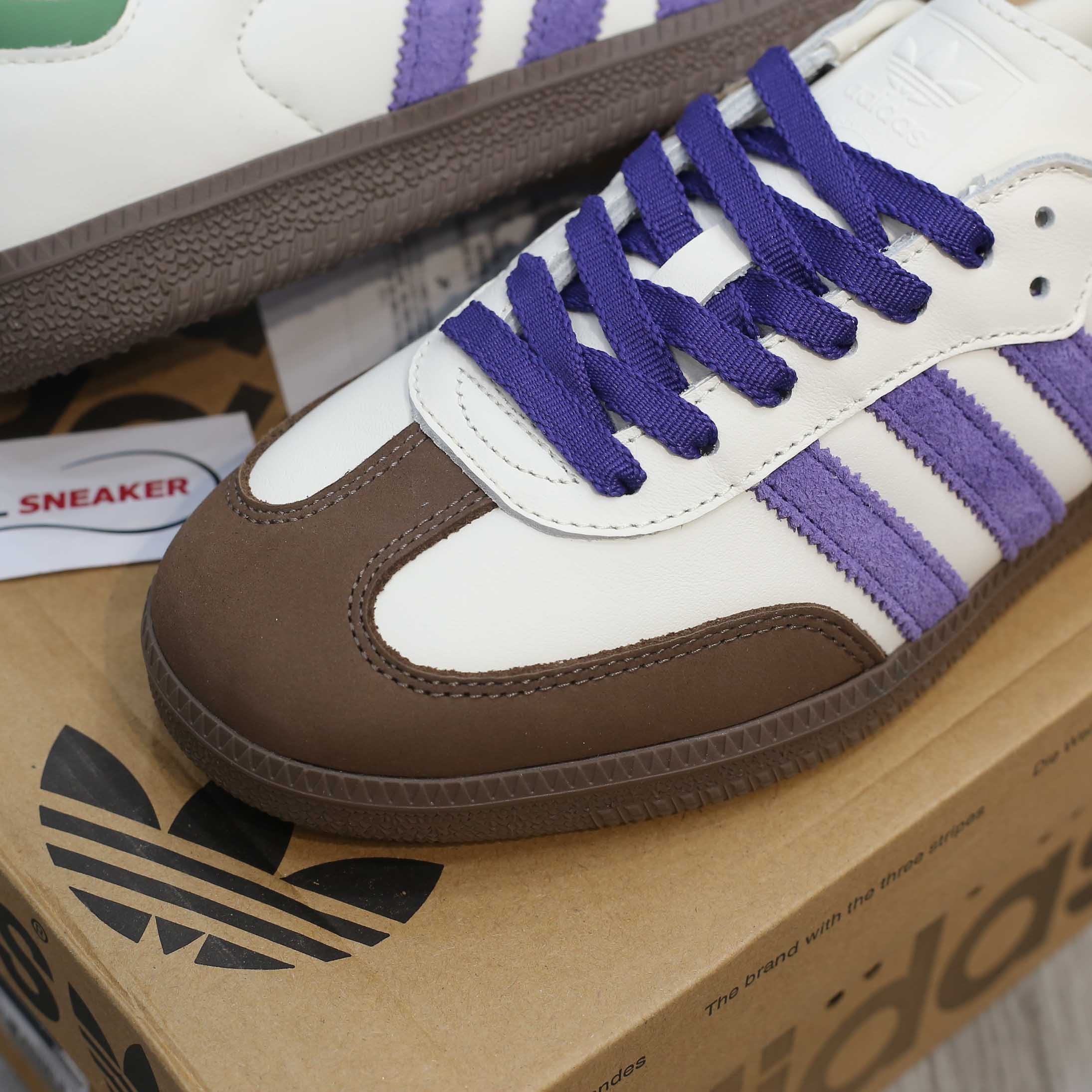 Giày Adidas Samba OG ‘Off White Core Purple’ Best Quality