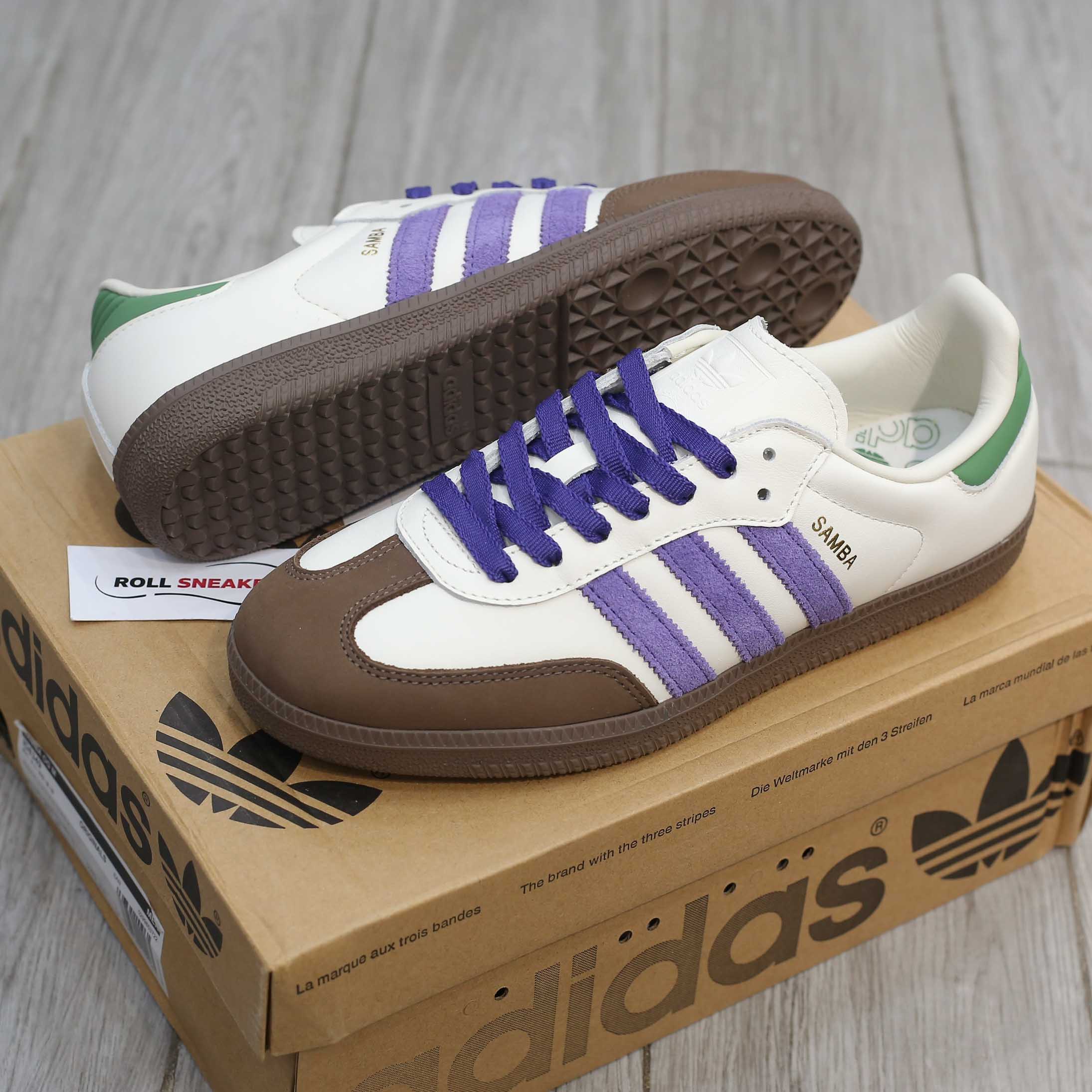 Giày Adidas Samba OG ‘Off White Core Purple’ Best Quality