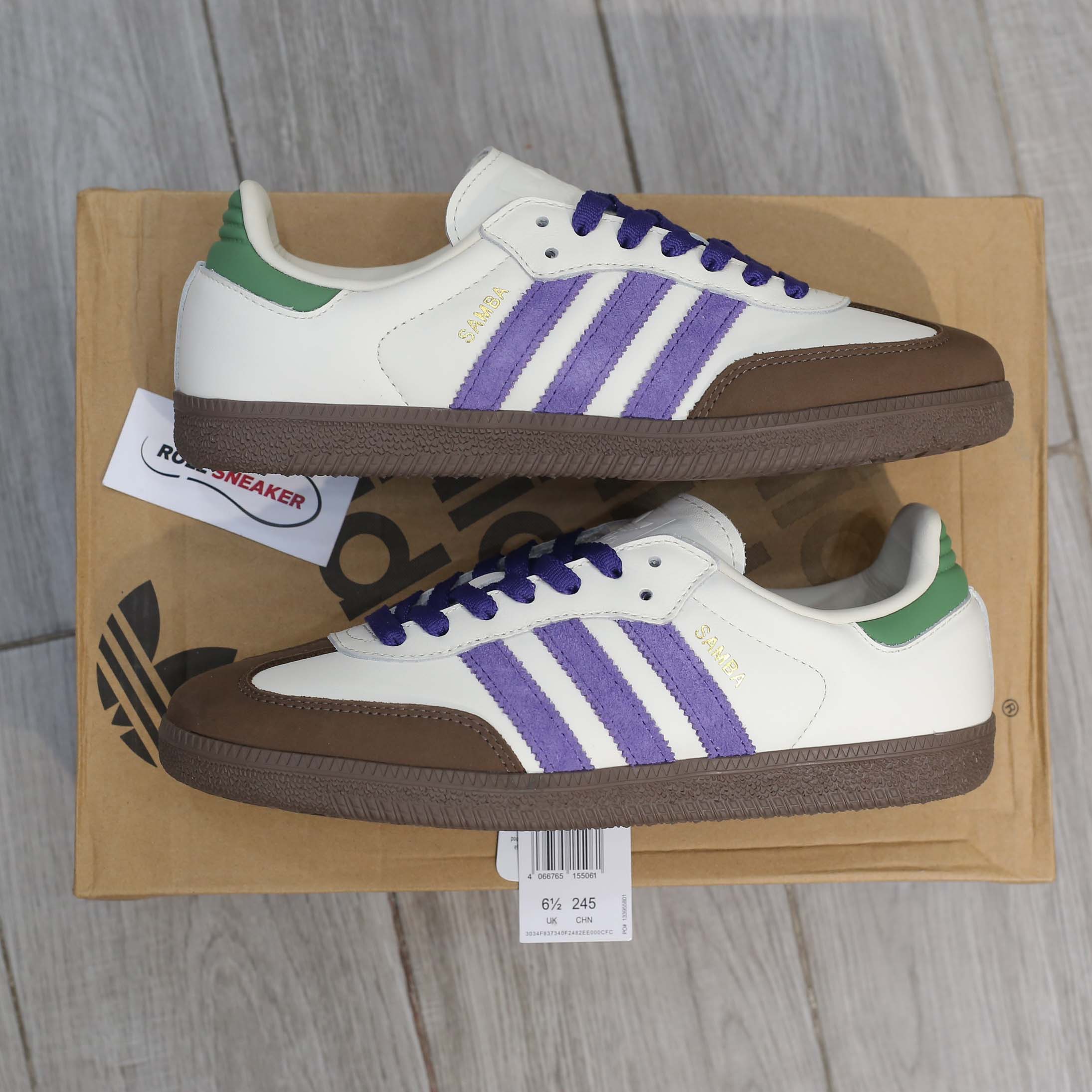 Giày Adidas Samba OG ‘Off White Core Purple’ Best Quality