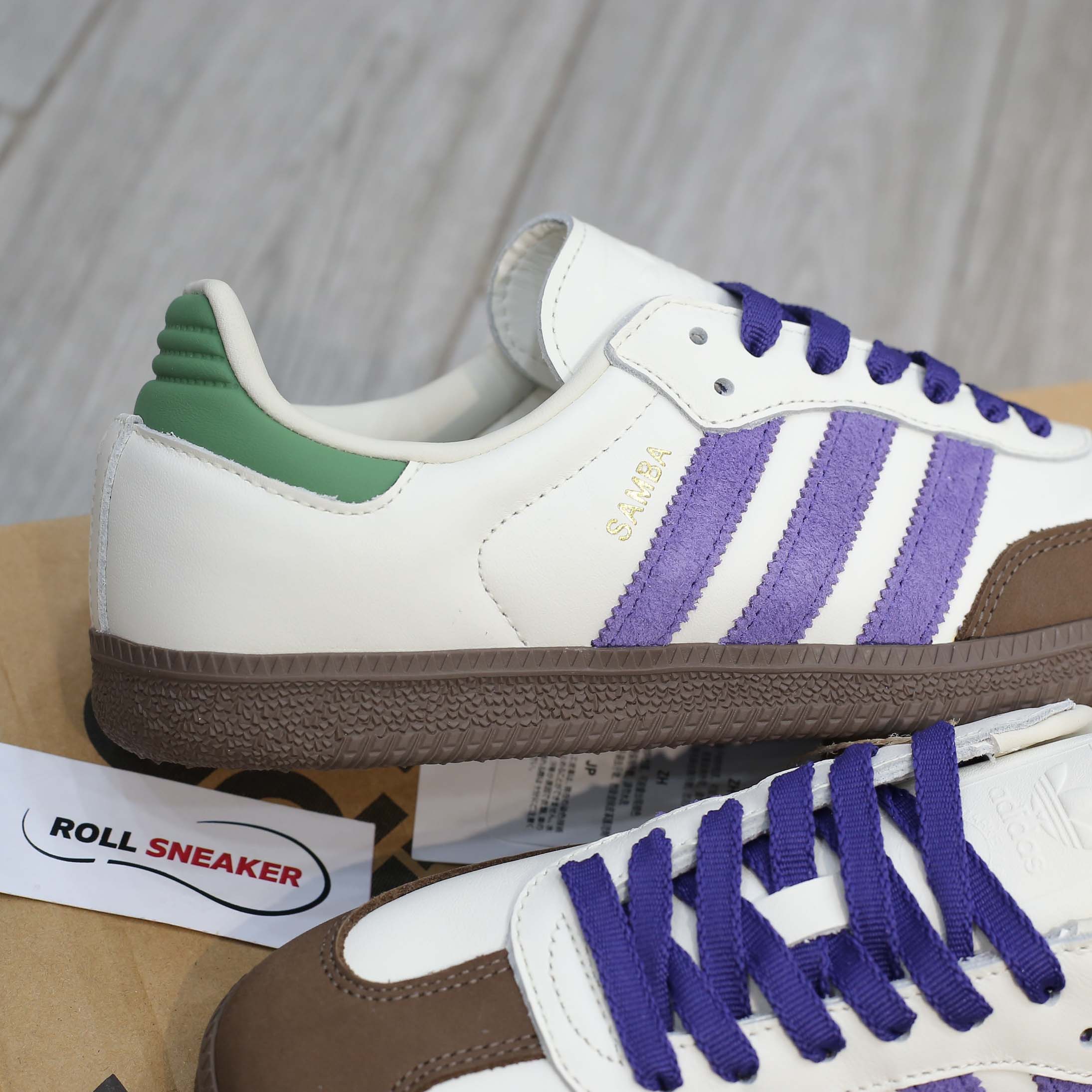 Giày Adidas Samba OG ‘Off White Core Purple’ Best Quality