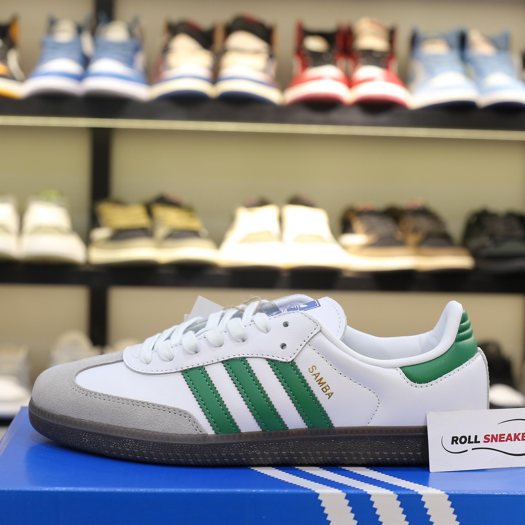 Giày Adidas Samba OG ‘White Green’ Best Quality