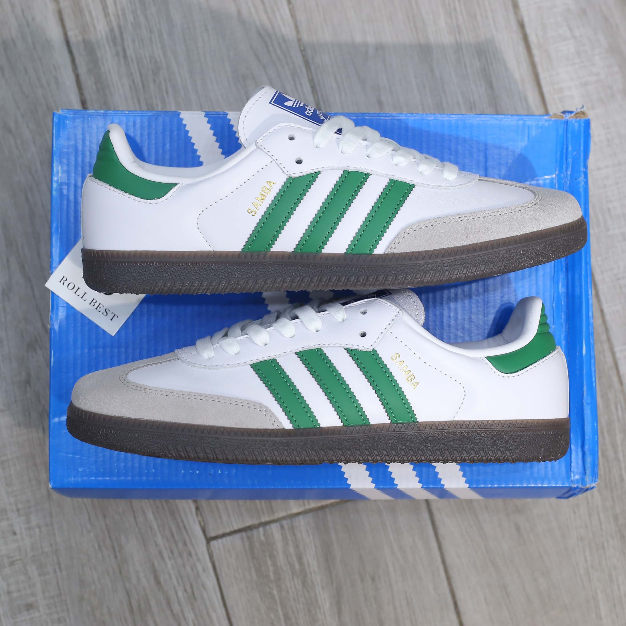Giày Adidas Samba OG ‘White Green’ Best Quality