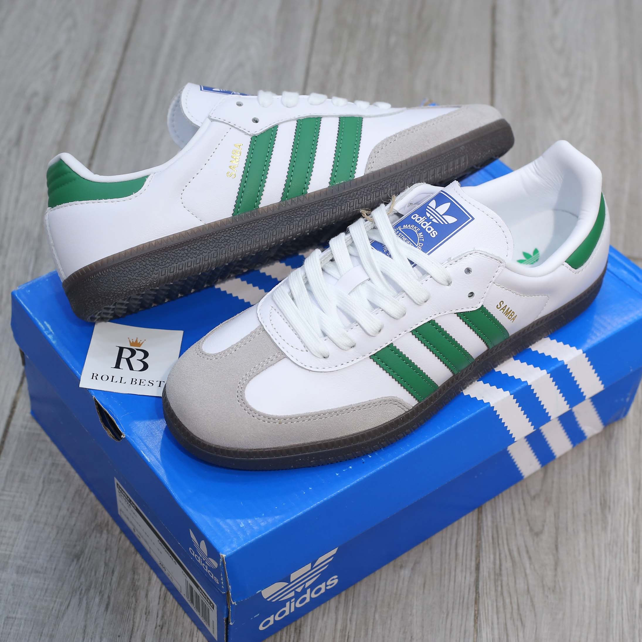 Giày Adidas Samba OG ‘White Green’ Best Quality