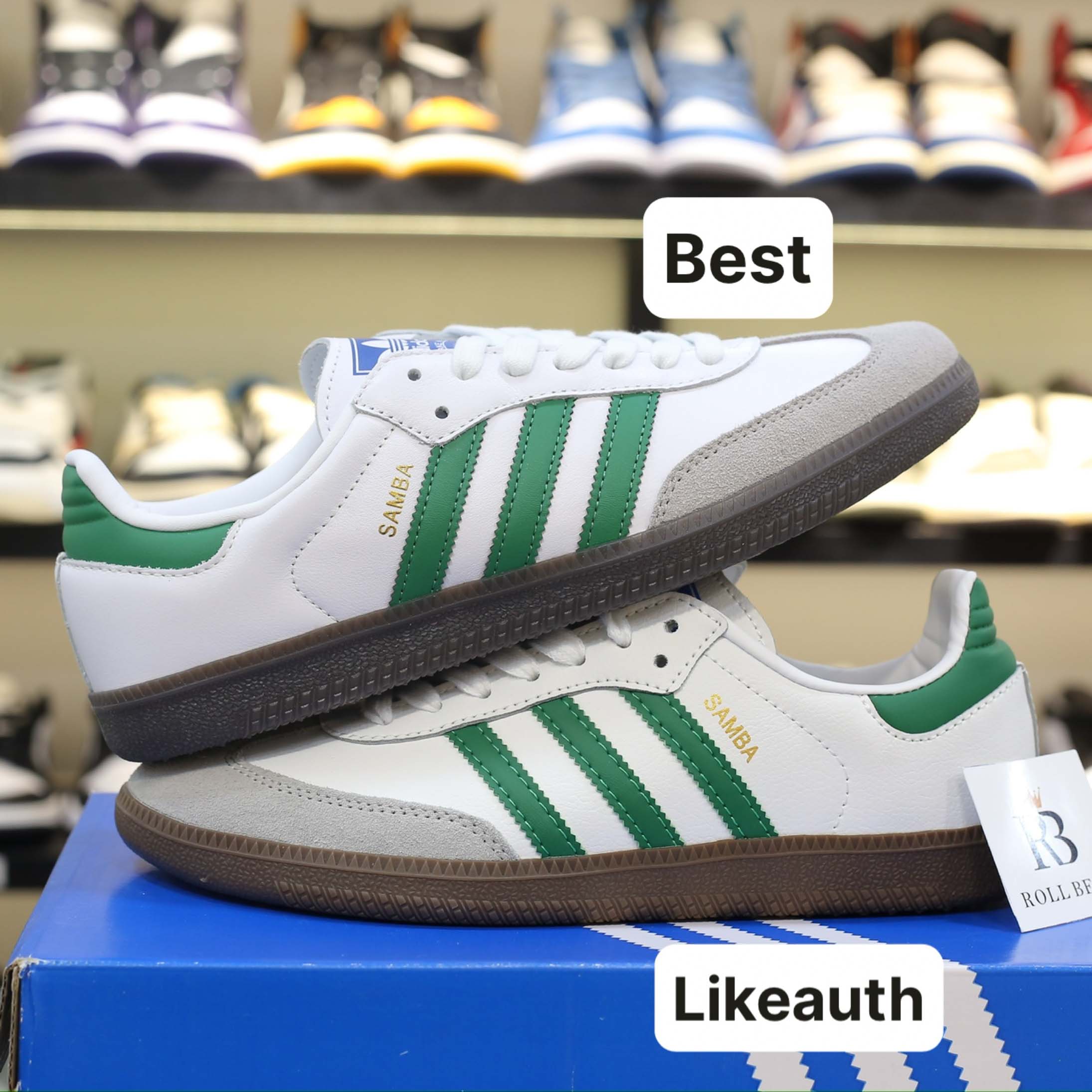 Giày Adidas Samba OG ‘White Green’ Best Quality