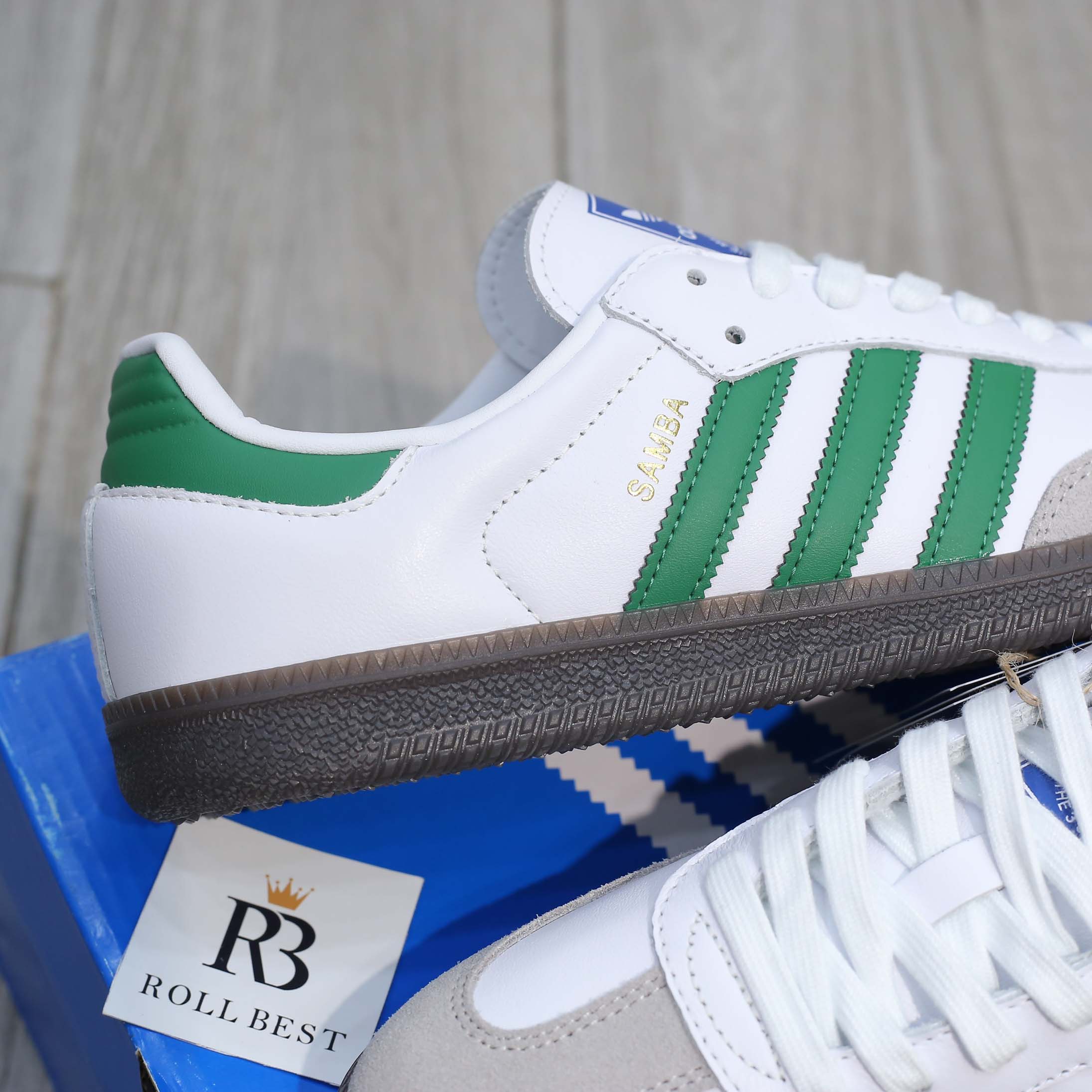 Giày Adidas Samba OG ‘White Green’ Best Quality