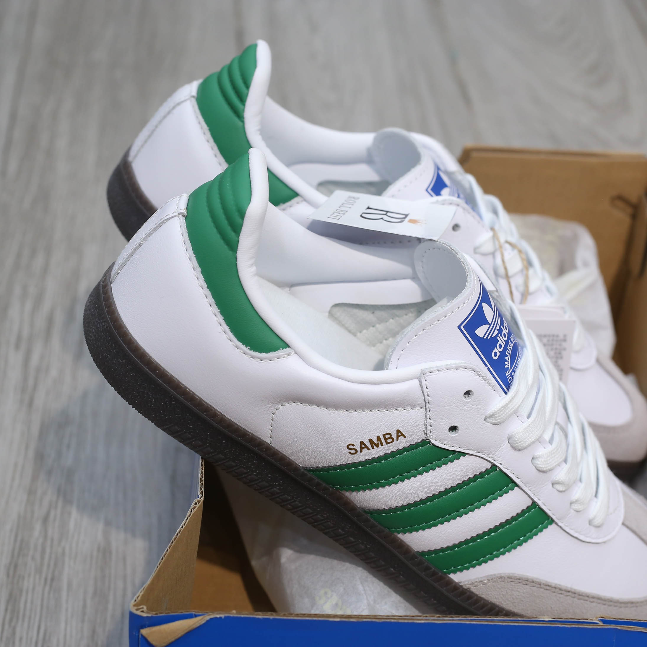 Giày Adidas Samba OG ‘White Green’ Best Quality