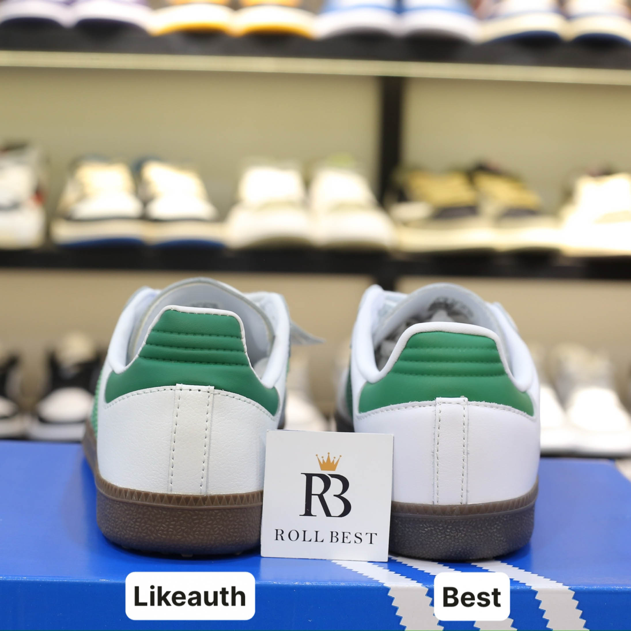 Giày Adidas Samba OG ‘White Green’ Best Quality