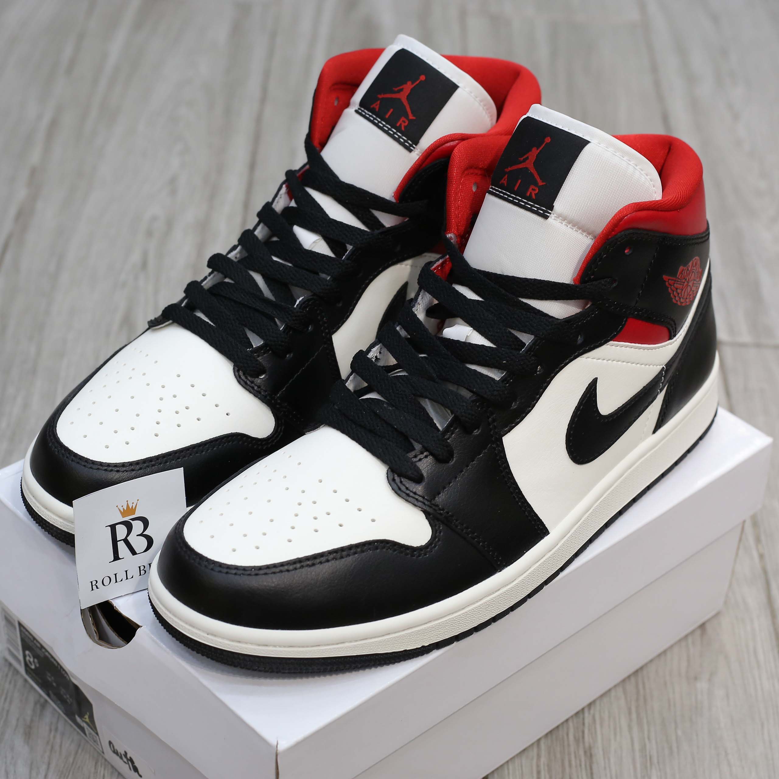 Giày Air Jordan 1 Mid Gym Red Panda Best Quality