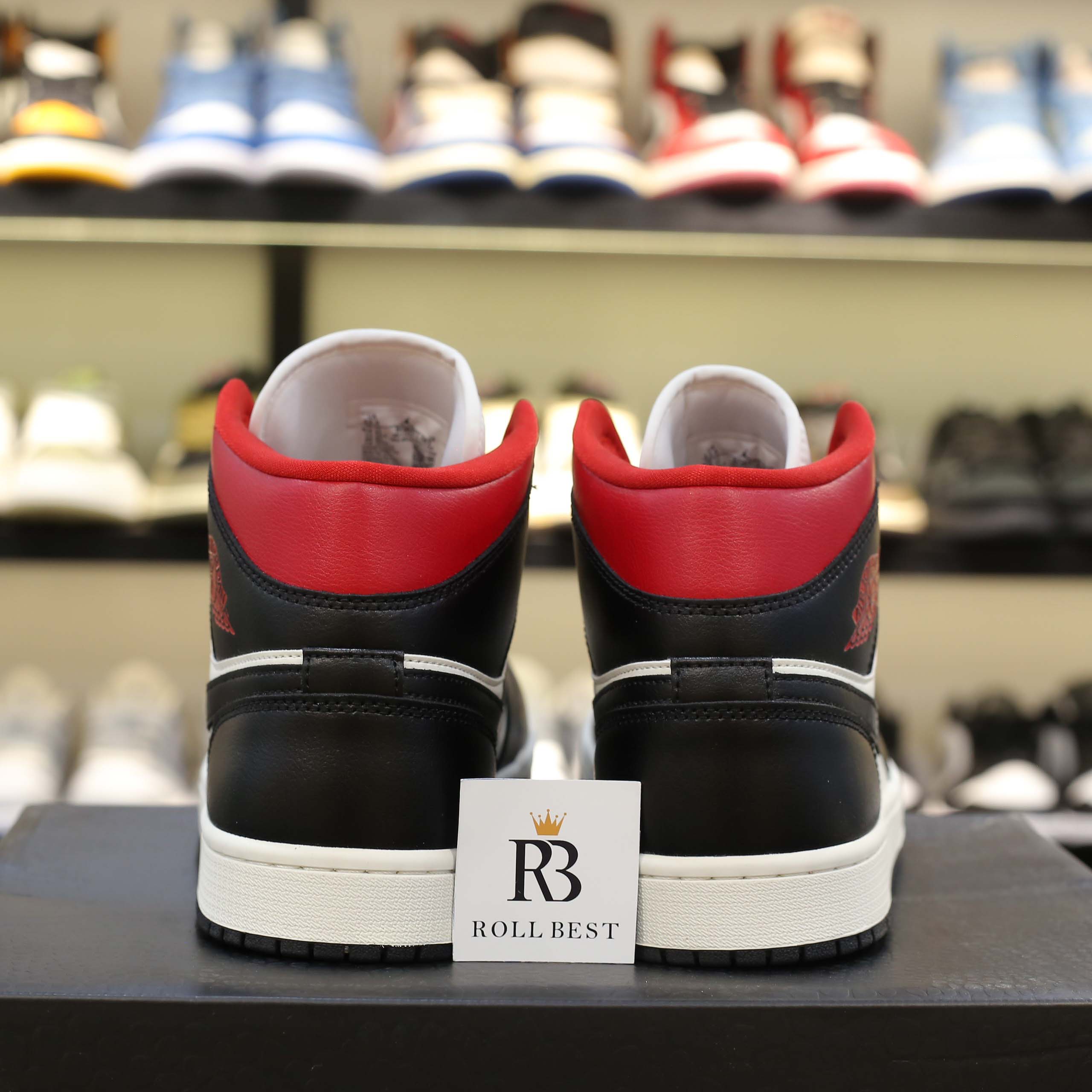 Giày Air Jordan 1 Mid Gym Red Panda Best Quality