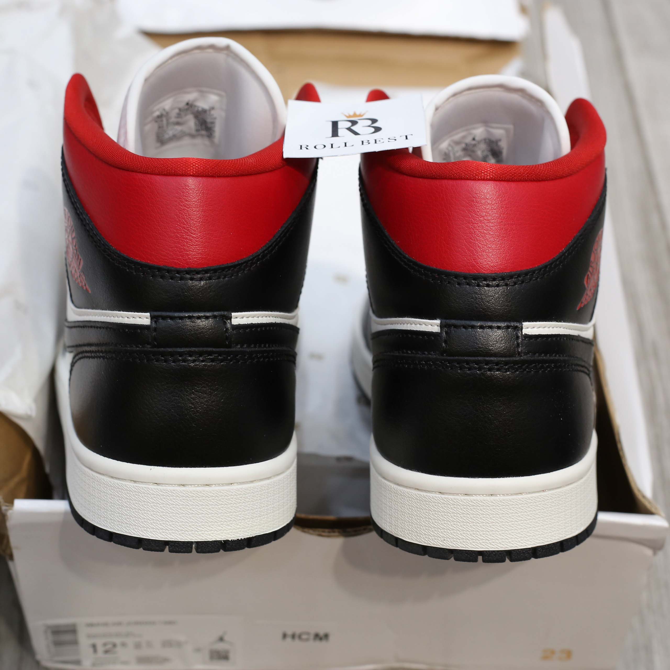 Giày Air Jordan 1 Mid Gym Red Panda Best Quality