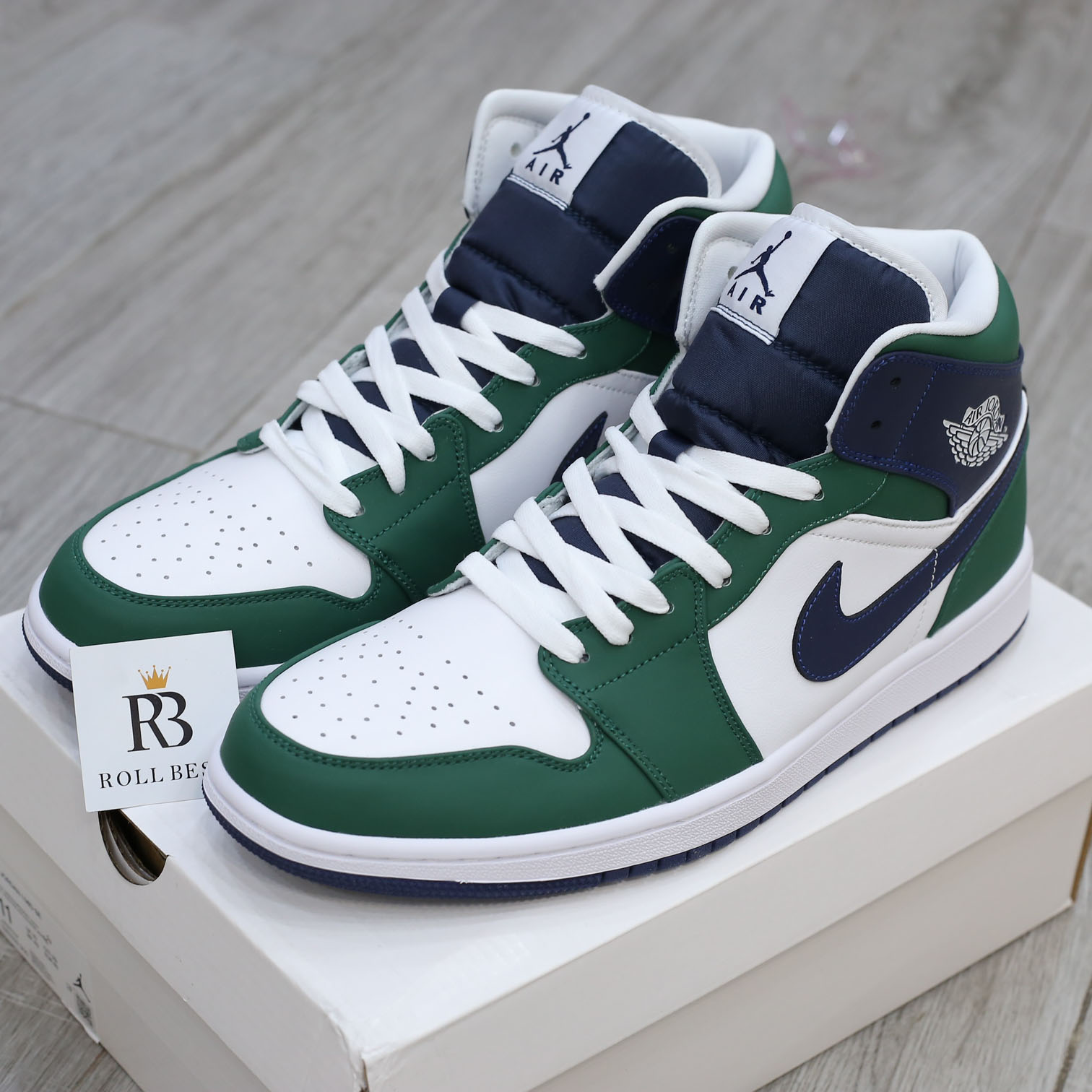 Giày Air Jordan 1 Mid SE ‘Noble Green’ Best Quality
