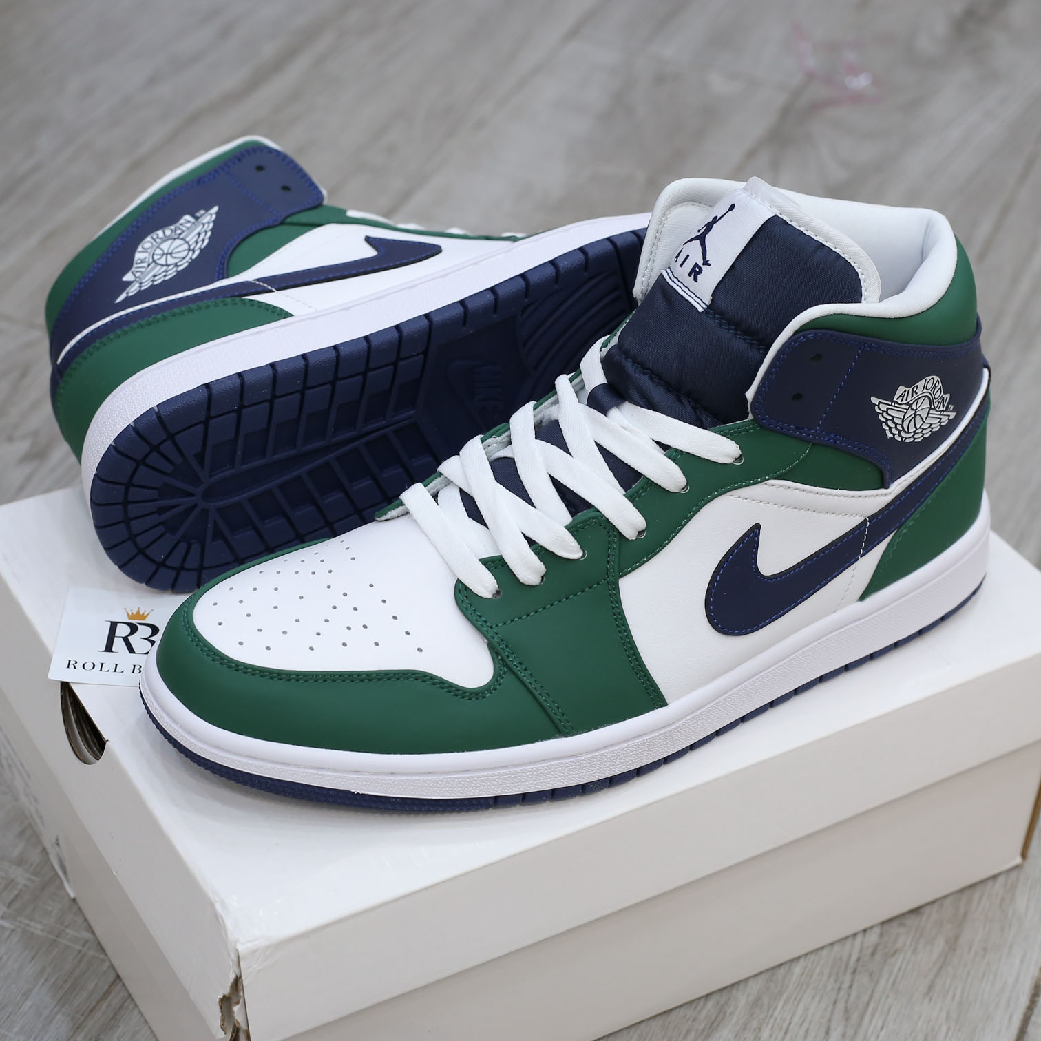 Giày Air Jordan 1 Mid SE ‘Noble Green’ Best Quality