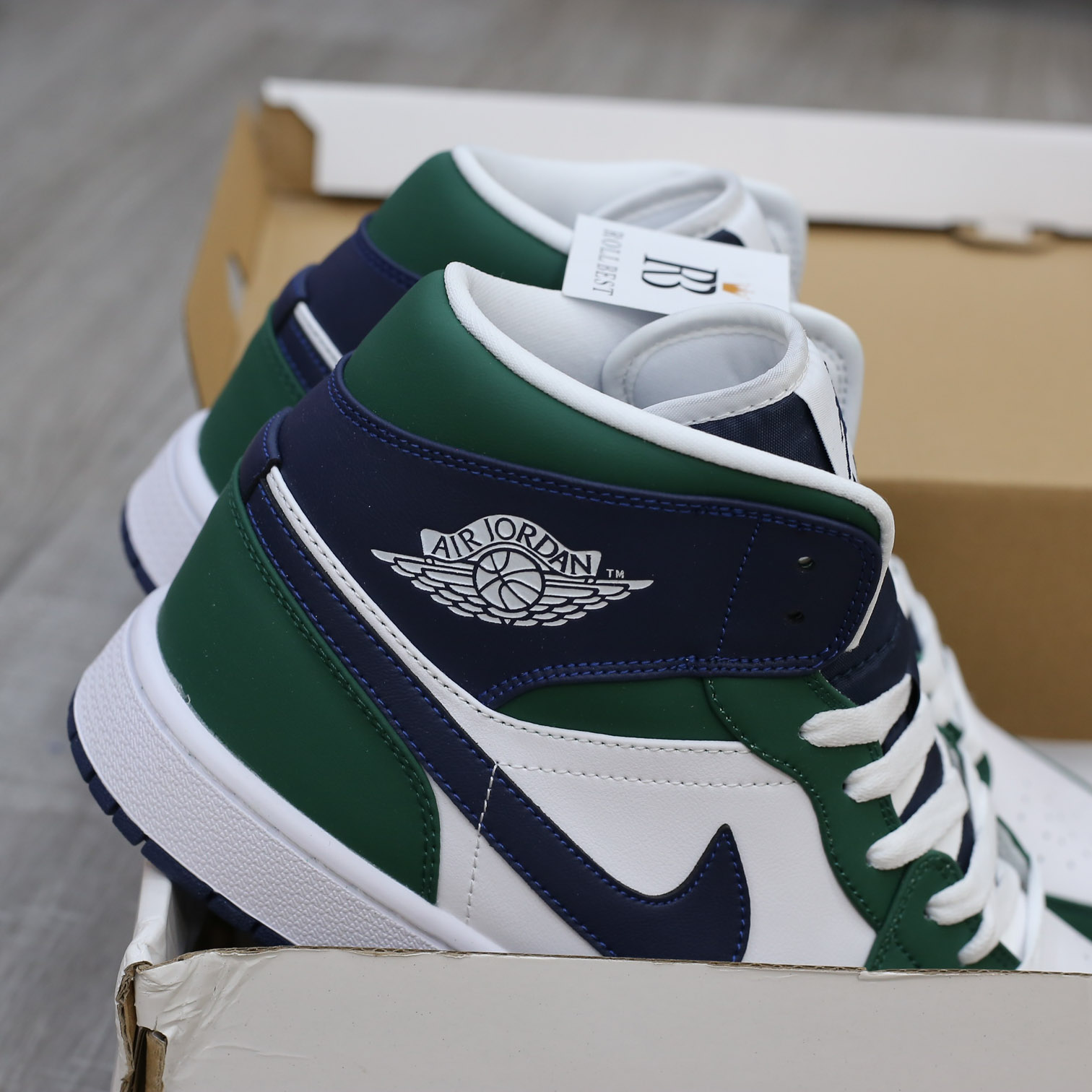 Giày Air Jordan 1 Mid SE ‘Noble Green’ Best Quality
