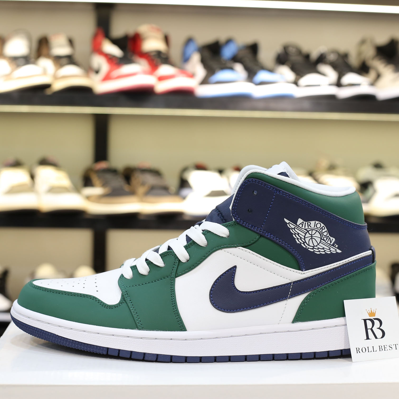 Giày Air Jordan 1 Mid SE ‘Noble Green’ Best Quality