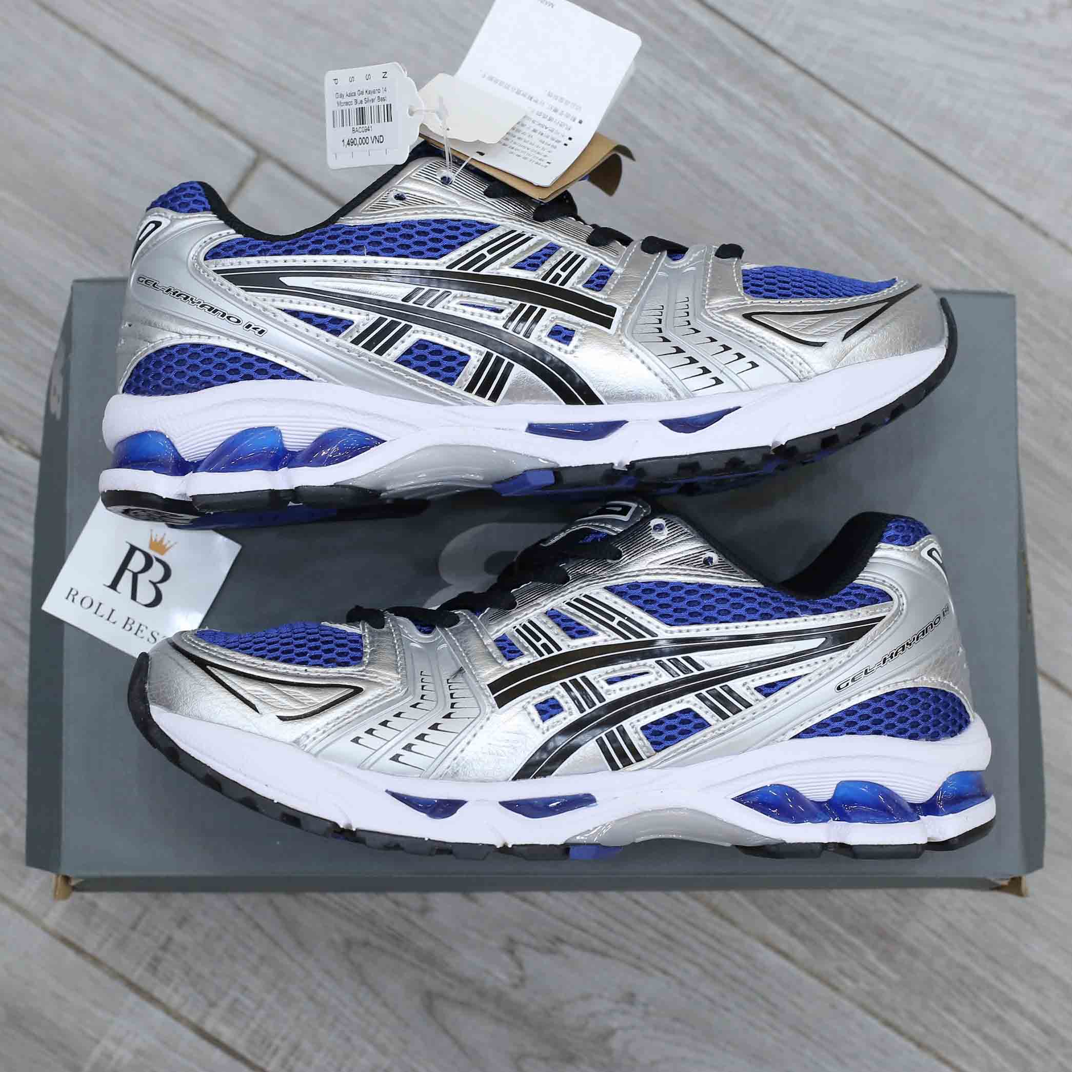 Giày Asics Gel Kayano 14 ‘Monaco Blue Silver’ Best Quality