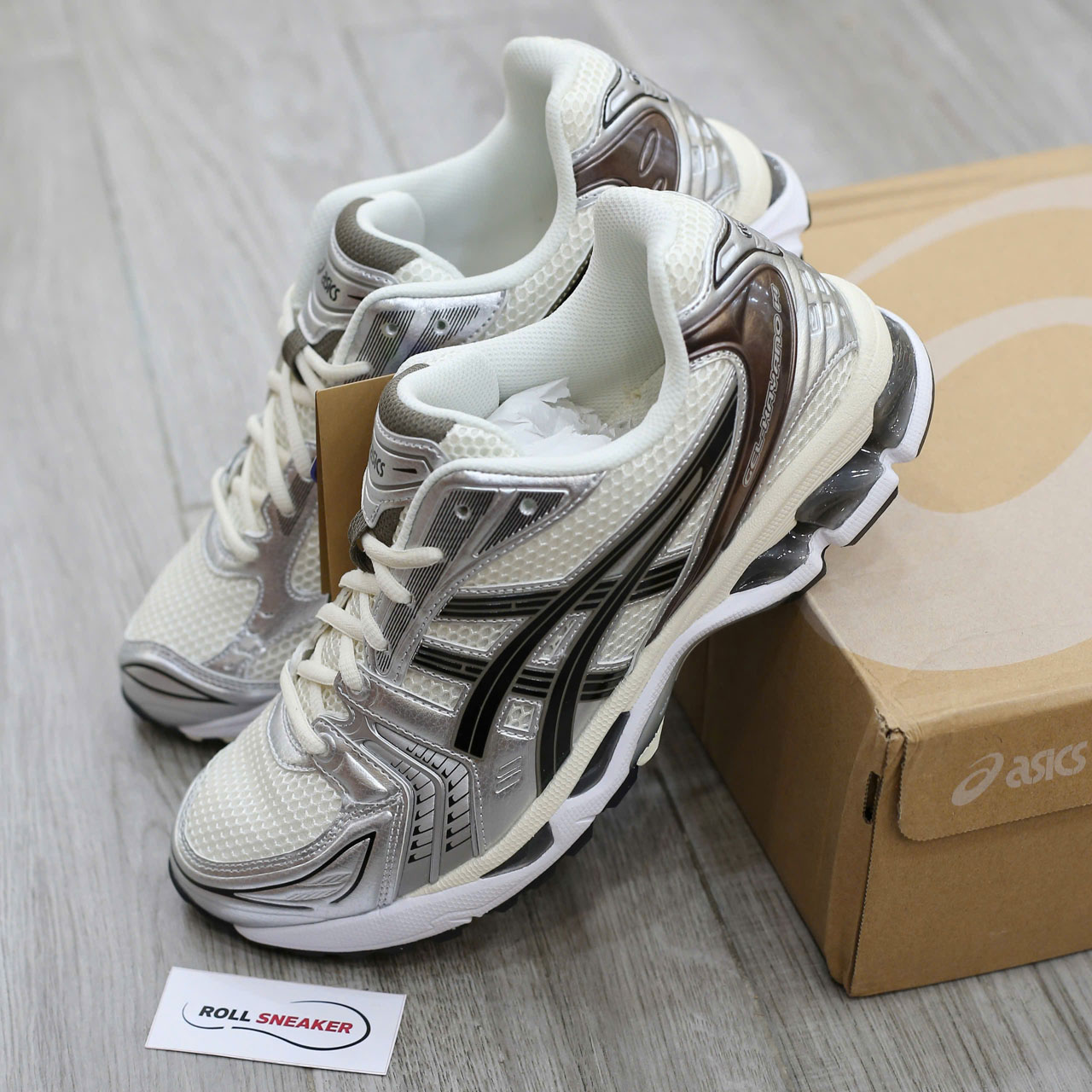 Giày Asics Gel Kayano 14 ‘Silver Cream’ Best Quality