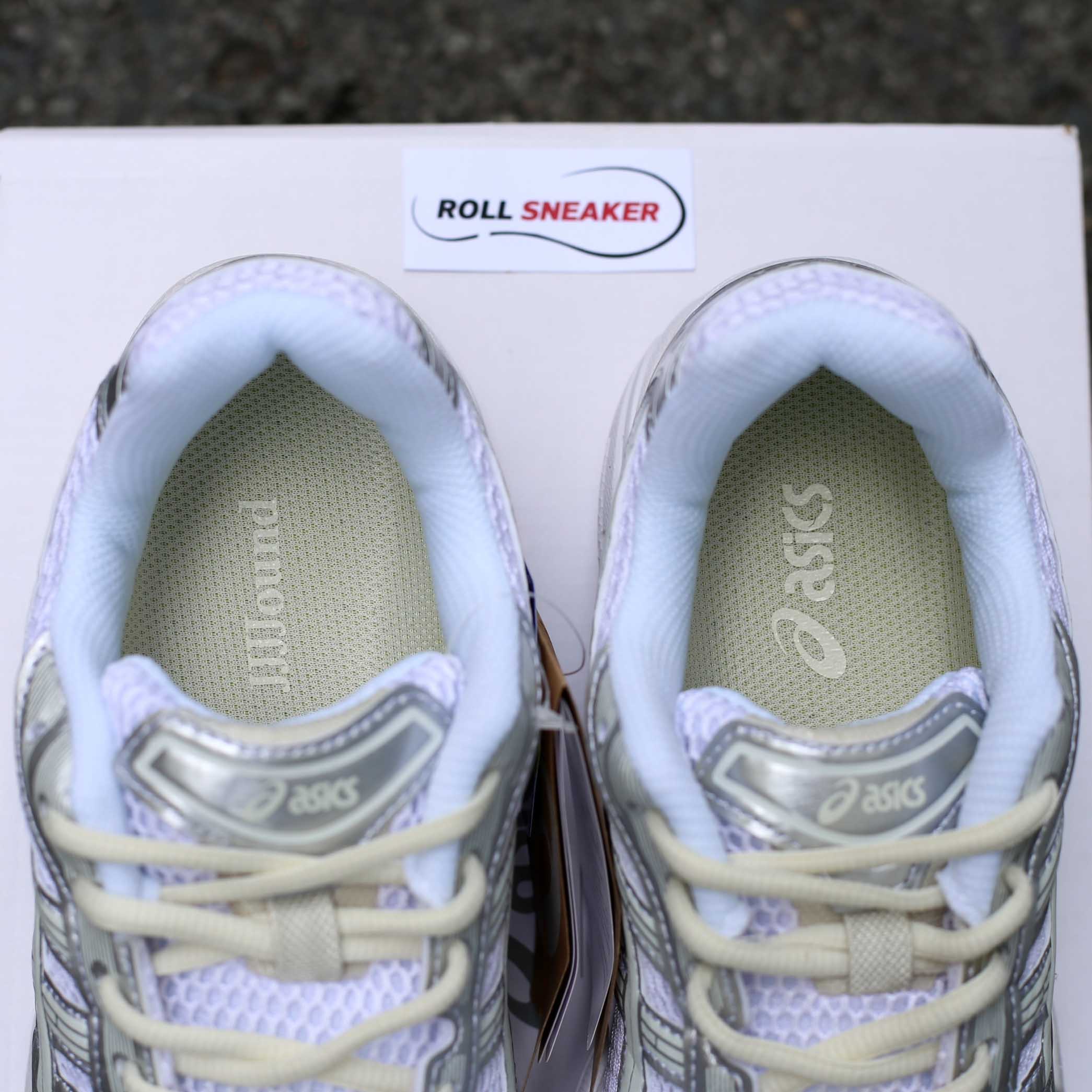 Giày Asics x JJJJound Gel-Kayano 14 ‘Silver White’ Best Quality