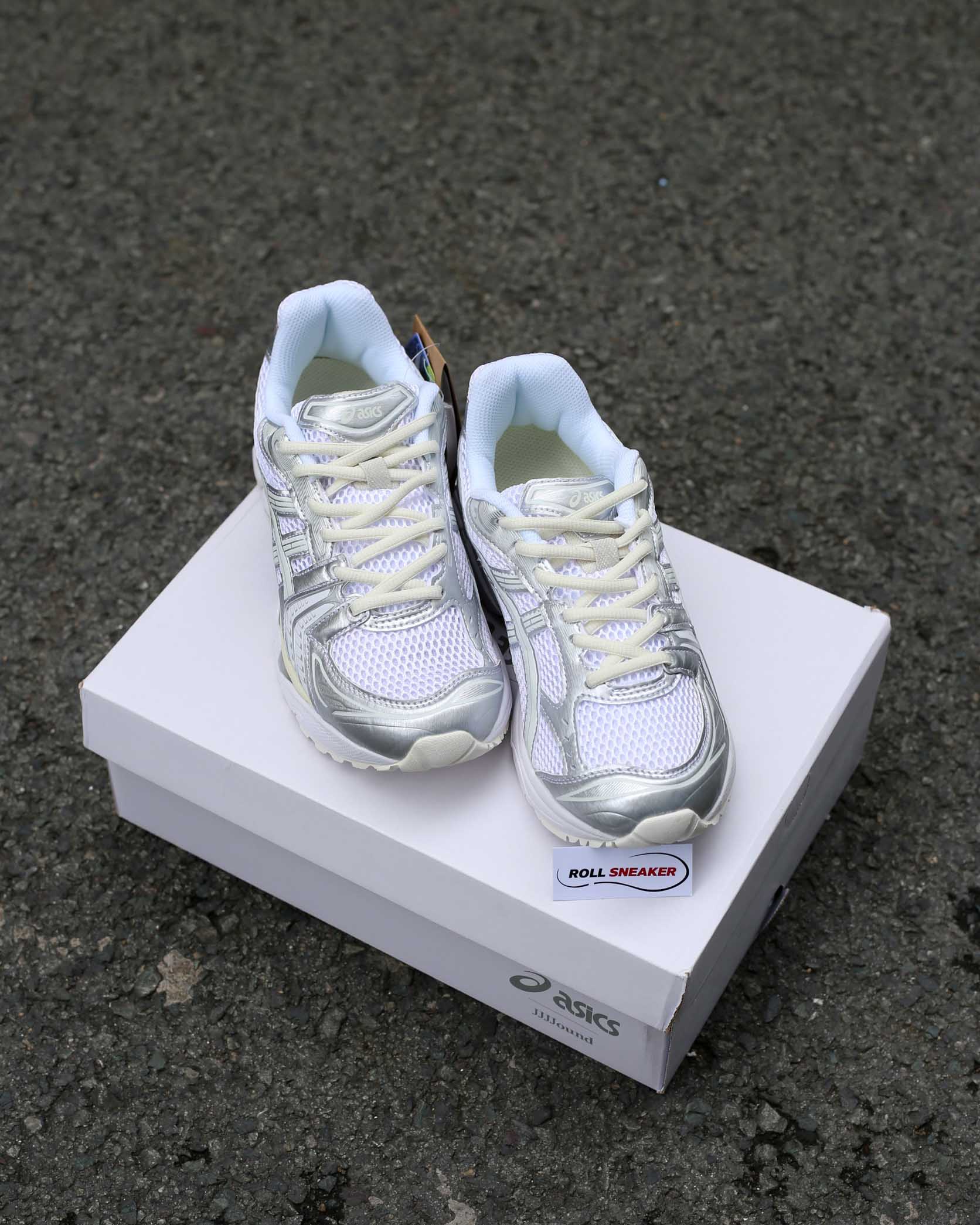 Giày Asics x JJJJound Gel-Kayano 14 ‘Silver White’ Best Quality