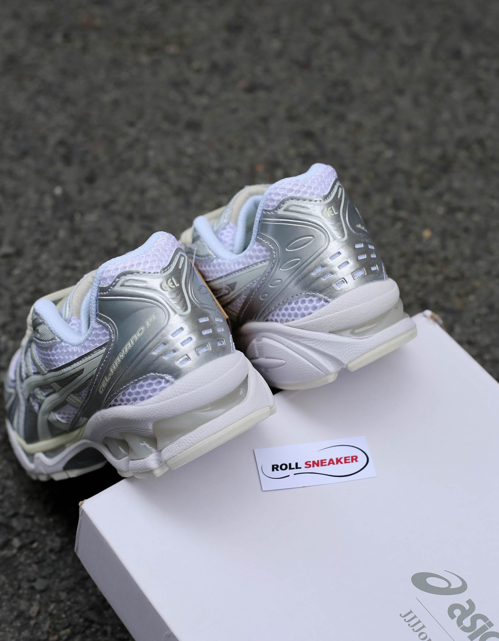 Giày Asics x JJJJound Gel-Kayano 14 ‘Silver White’ Best Quality