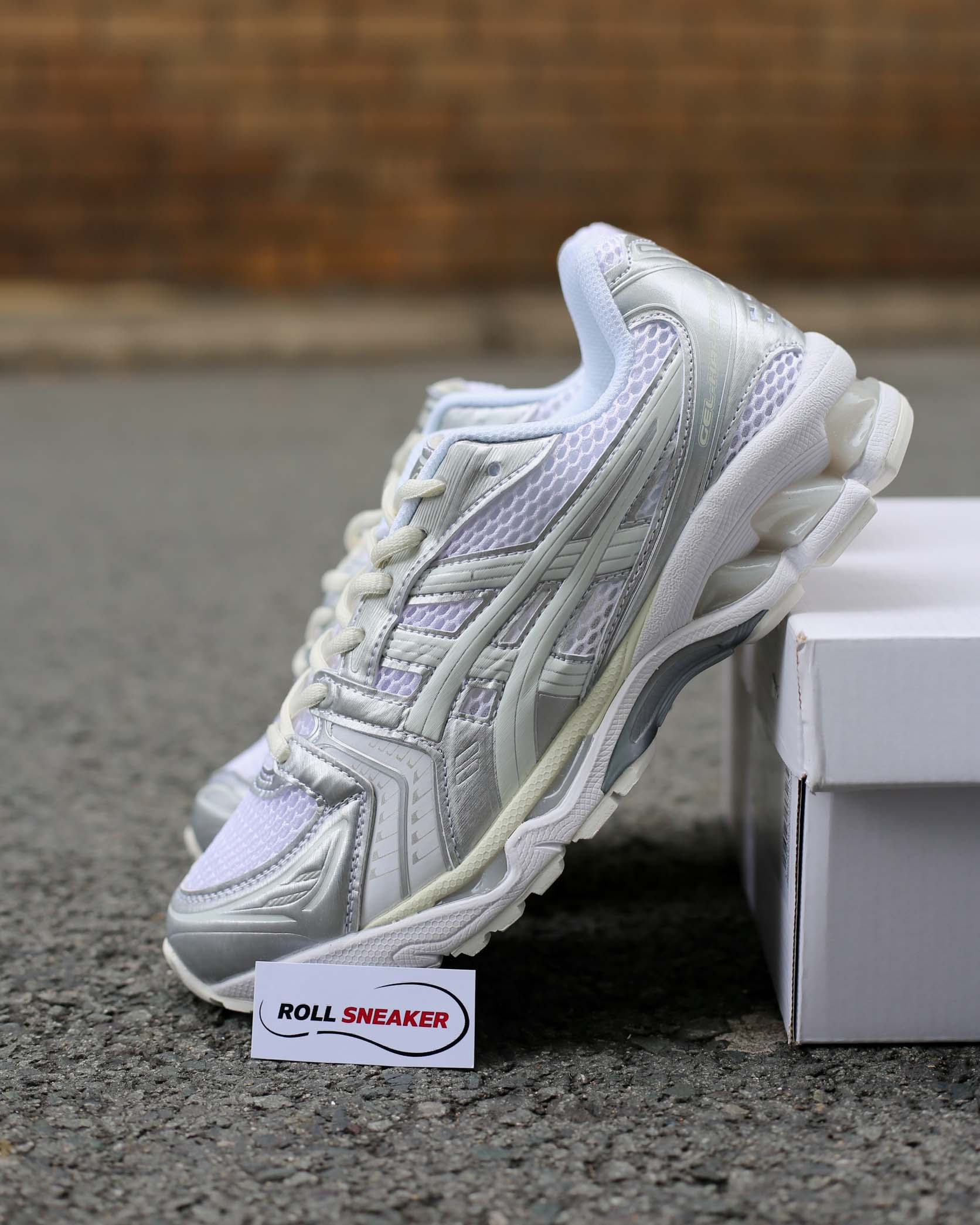 Giày Asics x JJJJound Gel-Kayano 14 ‘Silver White’ Best Quality