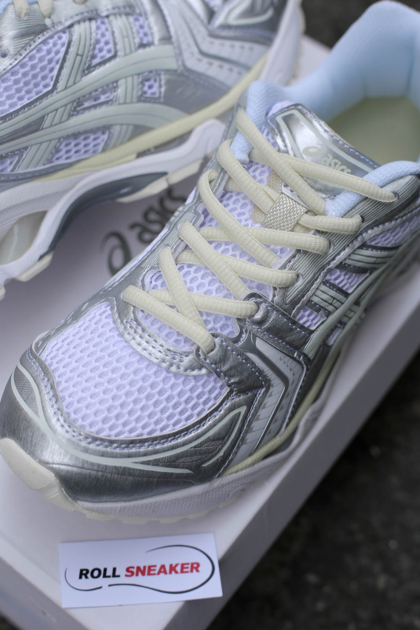 Giày Asics x JJJJound Gel-Kayano 14 ‘Silver White’ Best Quality
