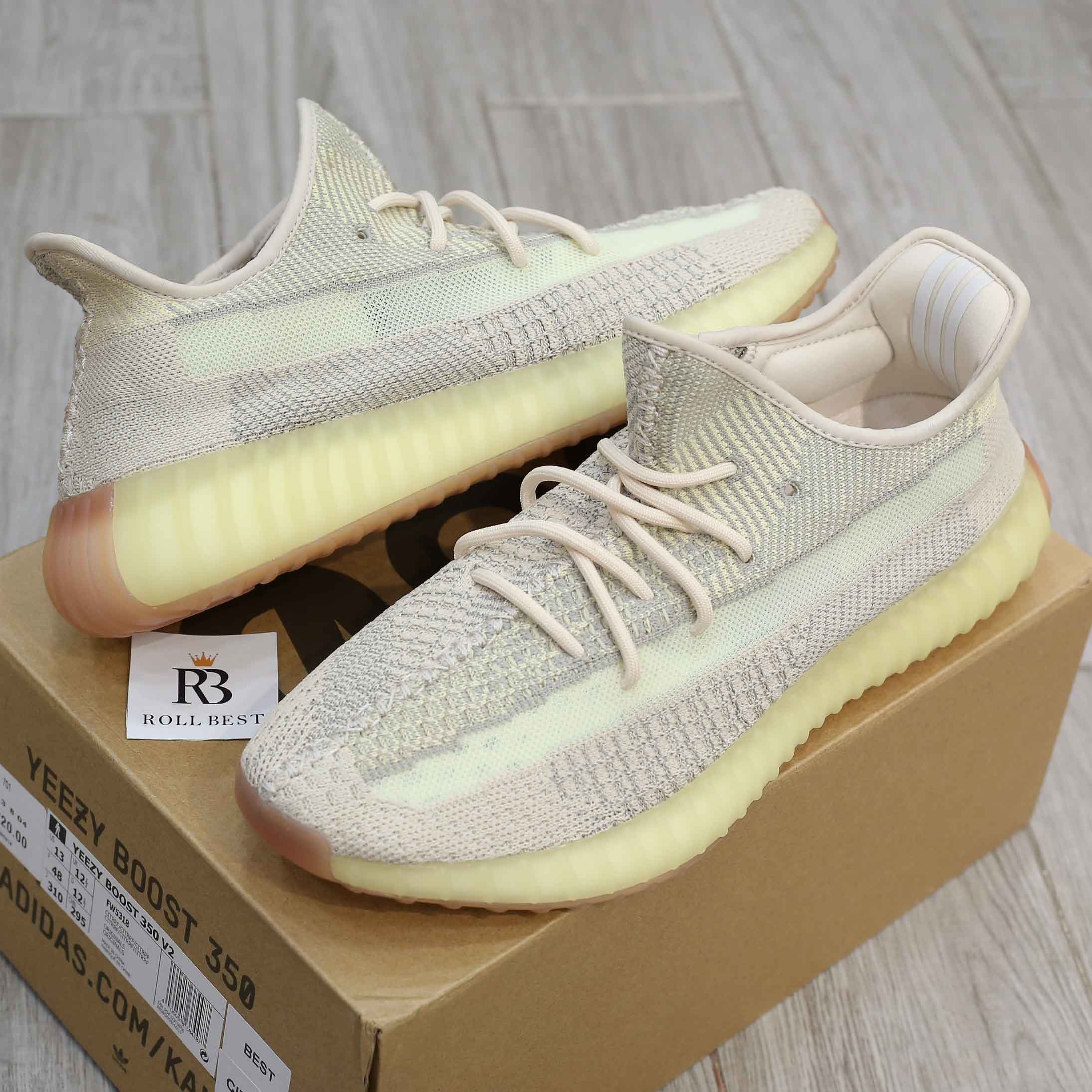 Giày Giày Adidas Yeezy 350 V2 Citrin Best Quality